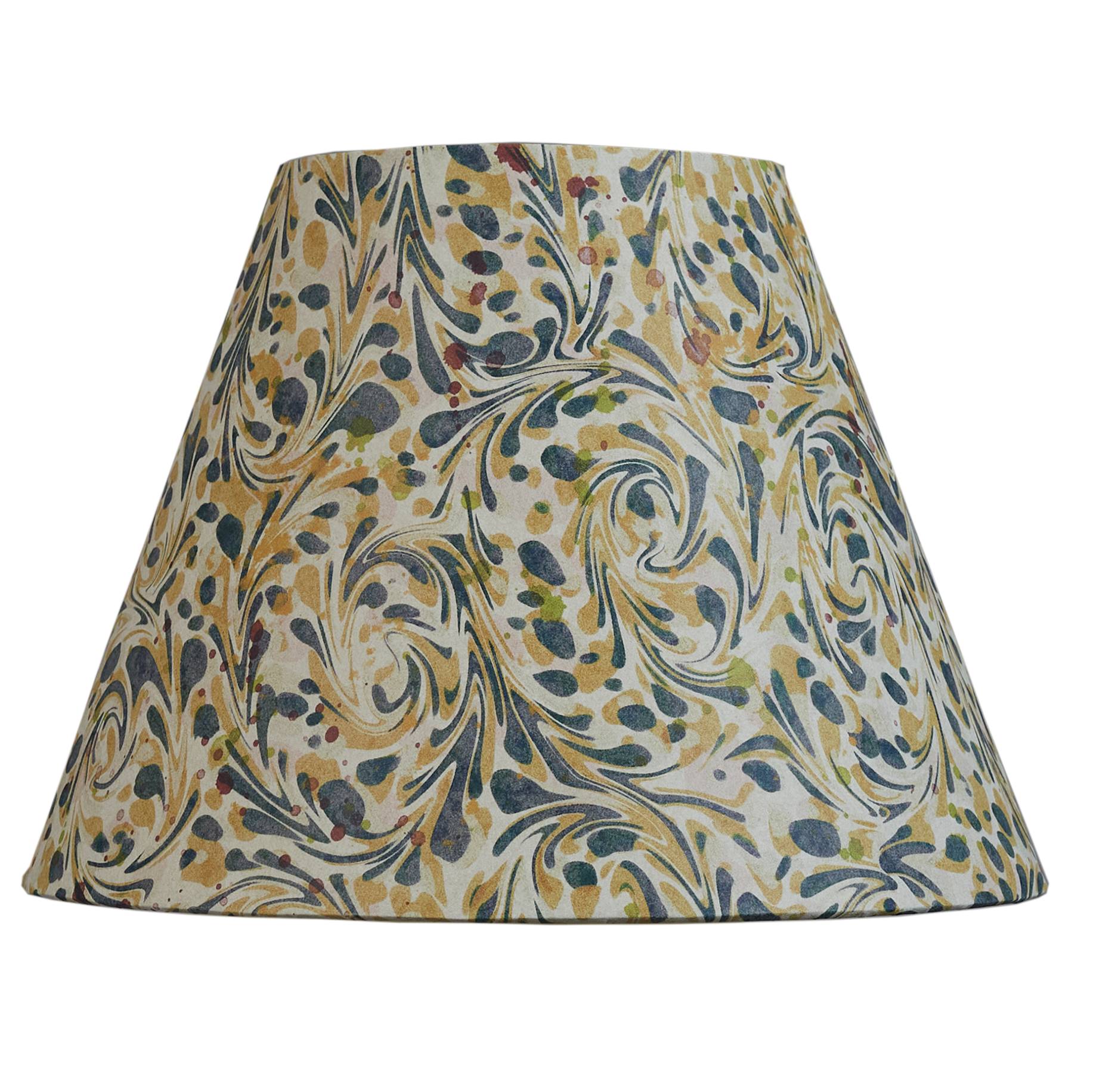 10 inch Harlequin marbled card shade