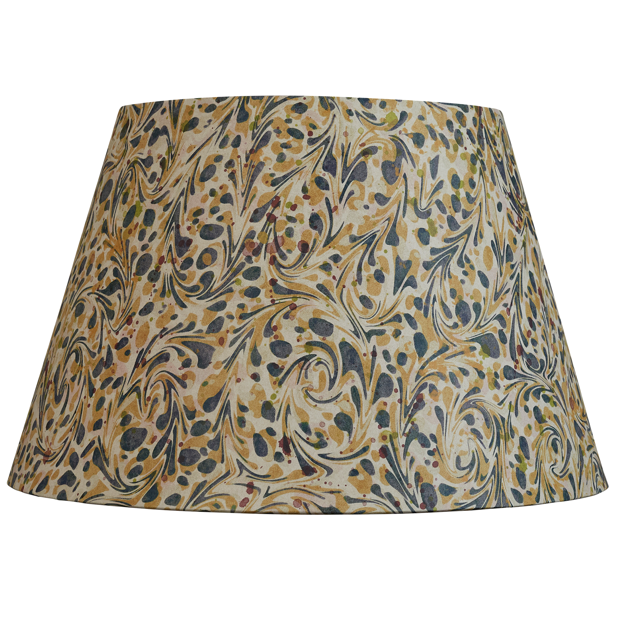 14 inch Harlequin marbled card shade