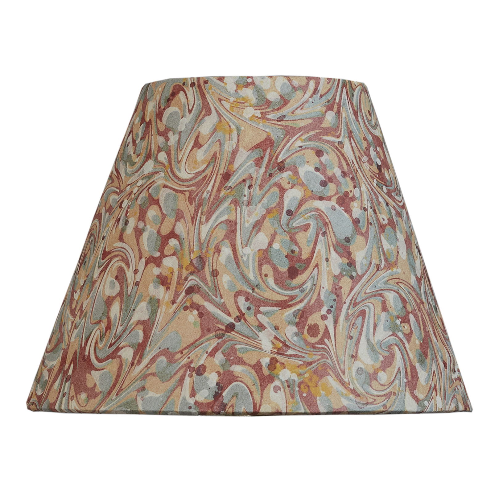8 inch Terracotta marbled card shade