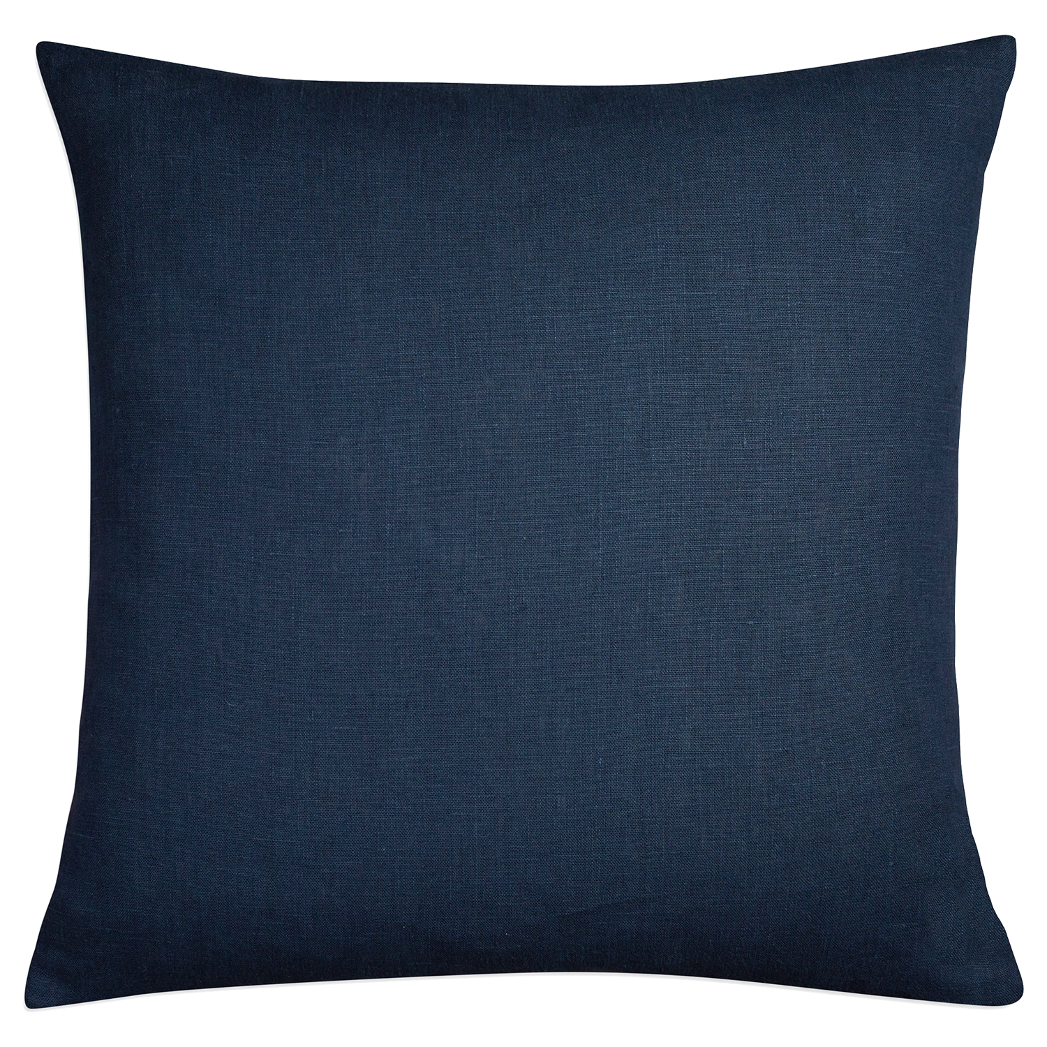 Light blue and orange Baule striped square African cushion