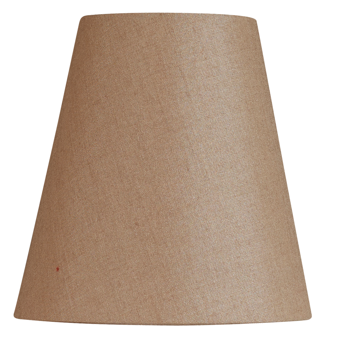 5 inch (13 cms) Tall clip on lampshade in Mink Tussar silk
