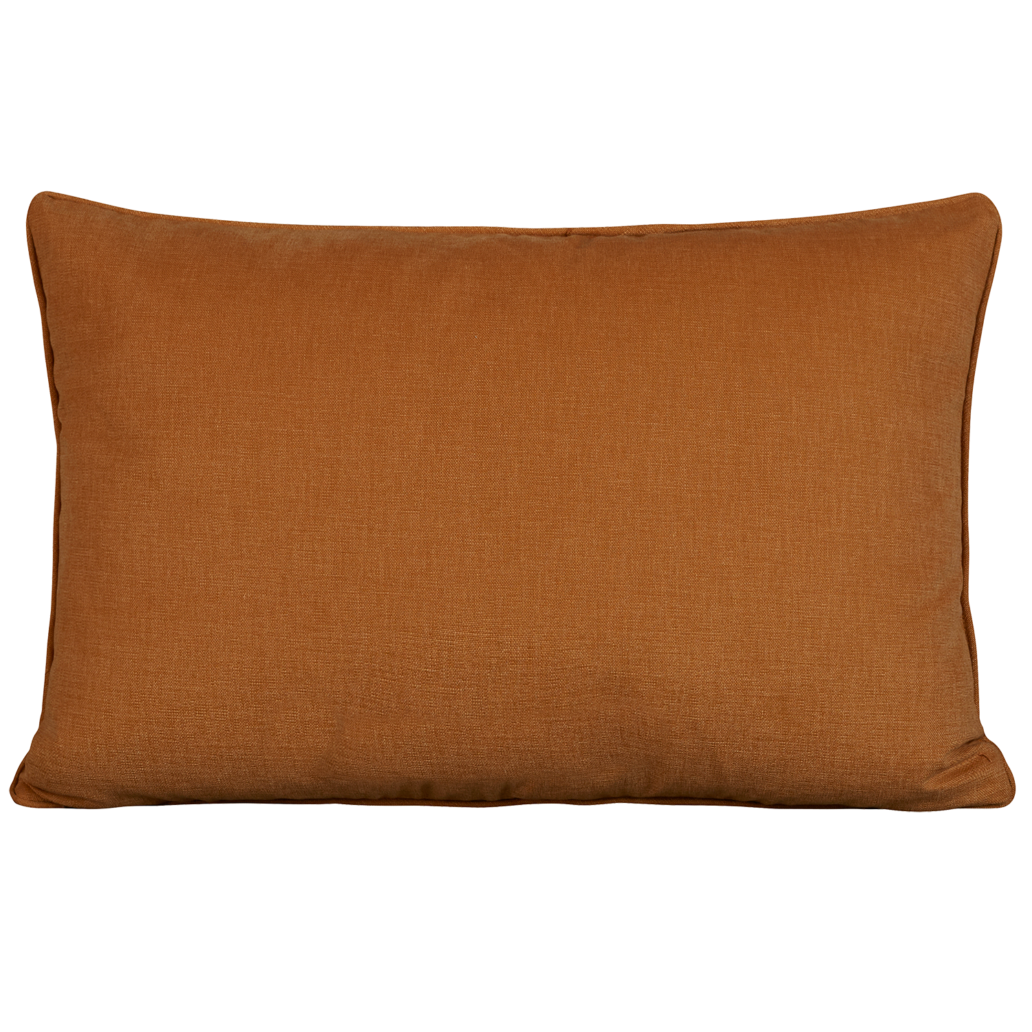 Cognac rectangular fez weave cushion - throw pillow