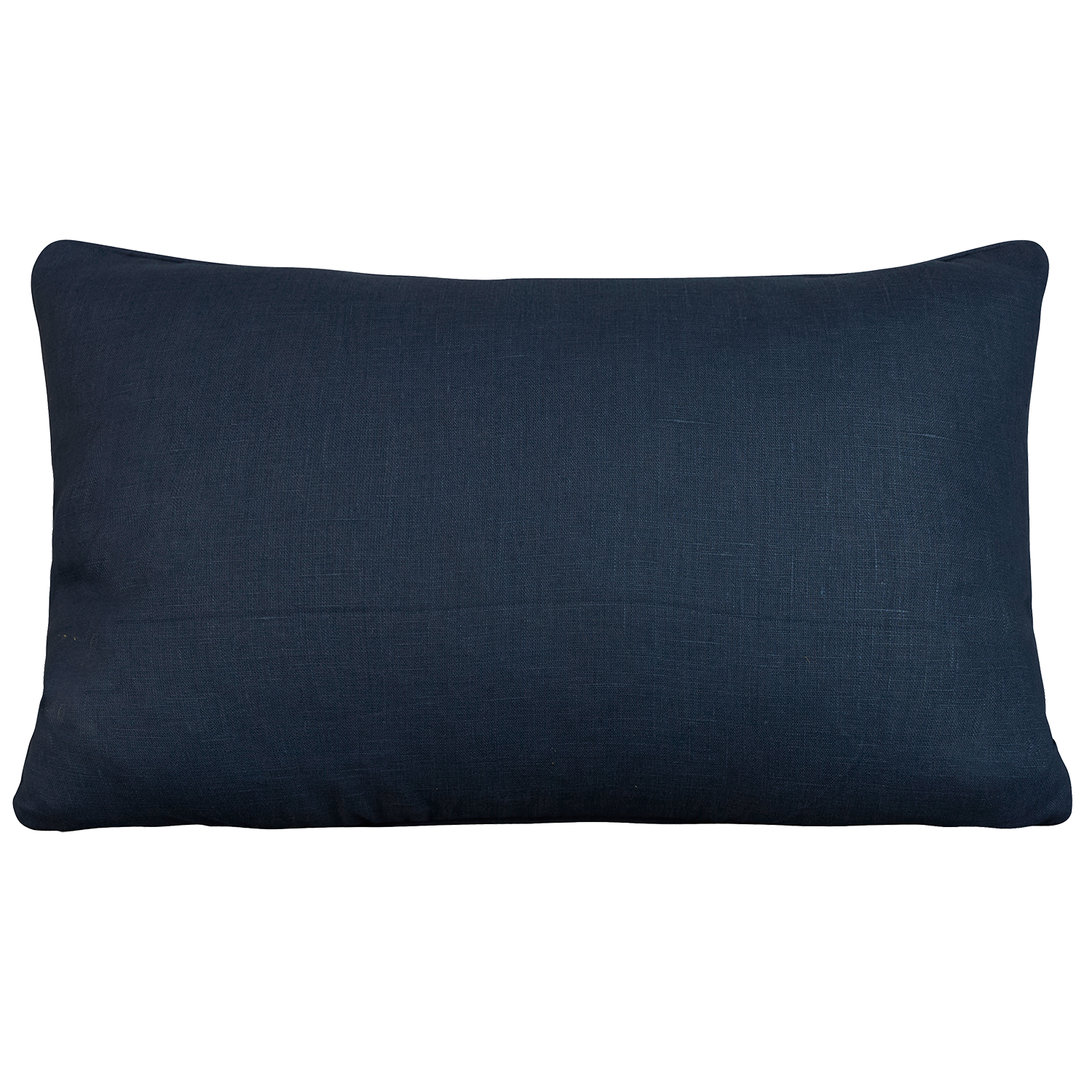 Indigo rectangular fez weave cushion - throw pillow