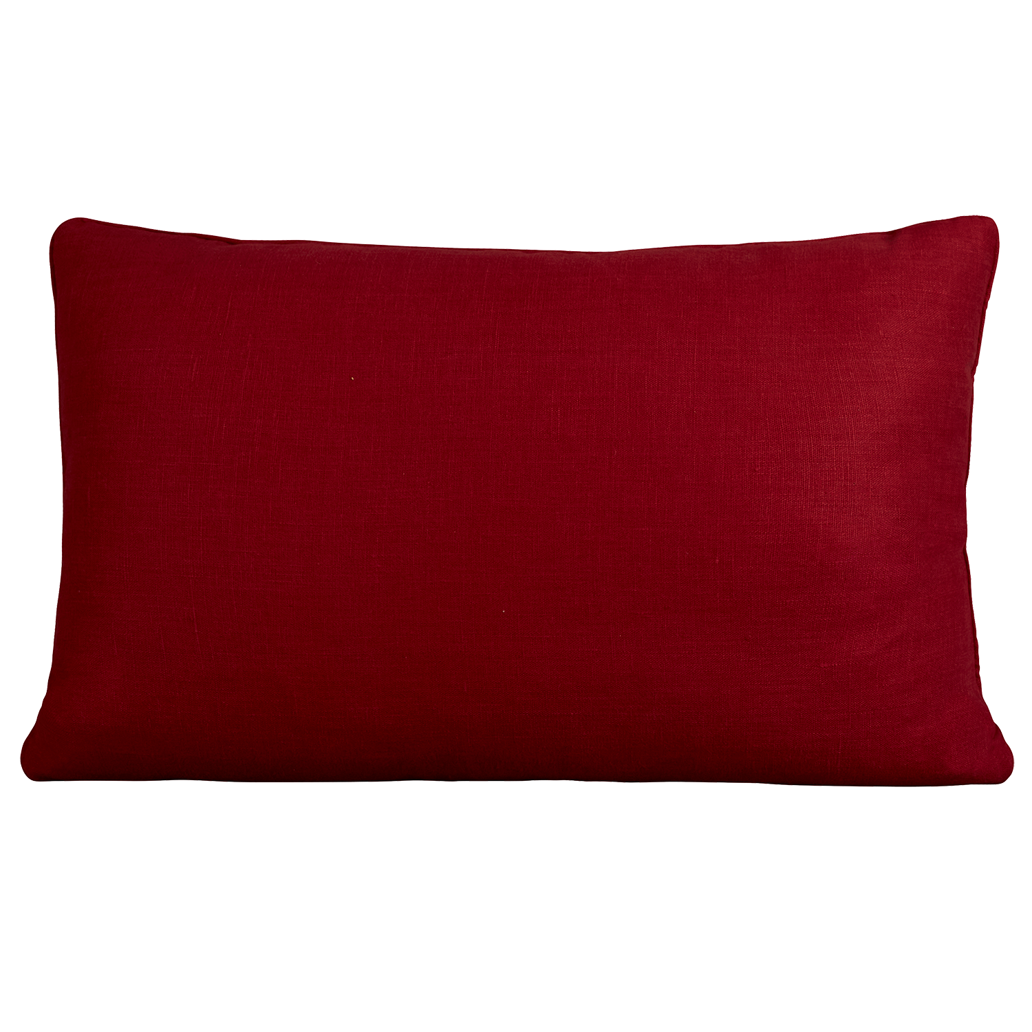 Garnet rectangular fez weave cushion - throw pillow