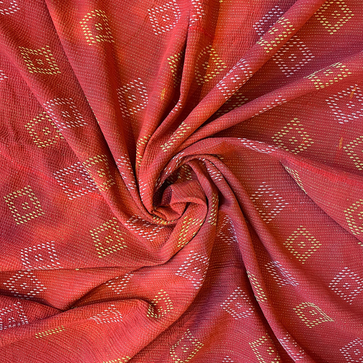 Hand-Stitched Kantha Throw