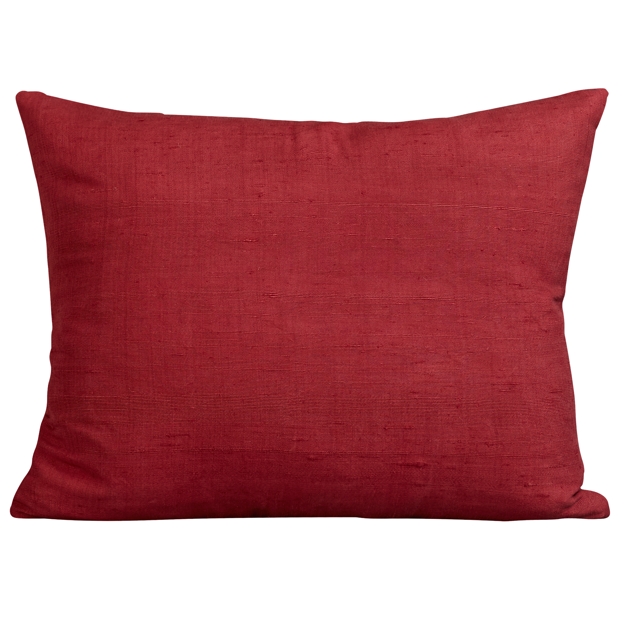 Silk Jajim cushion - Green/pink and brown stripe on fuchsia silk