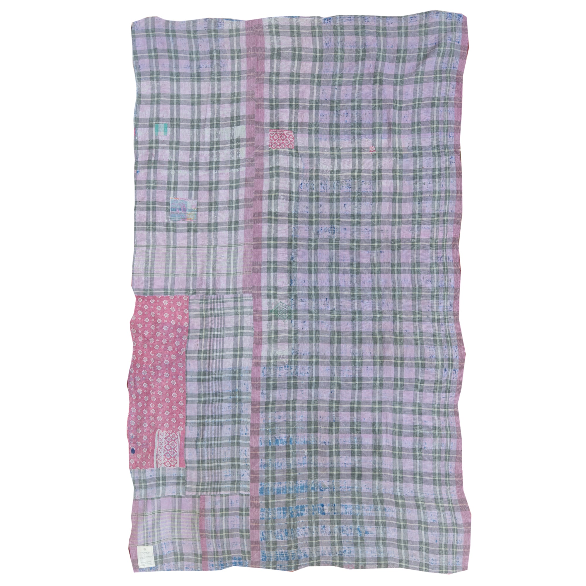 Hand-Stitched Kantha Throw