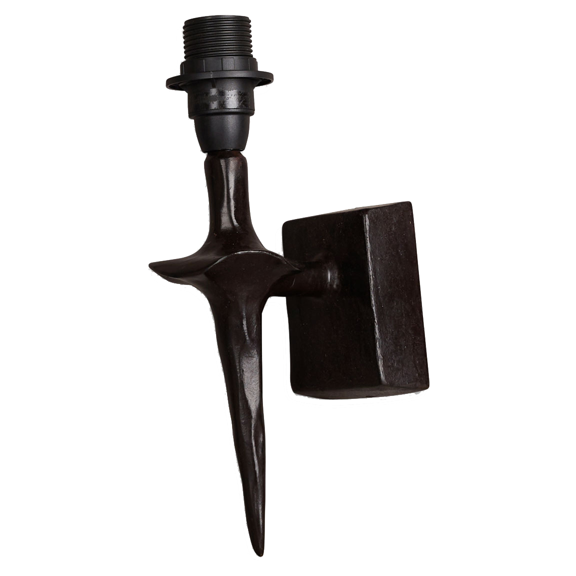 Bronze artisanal wall light