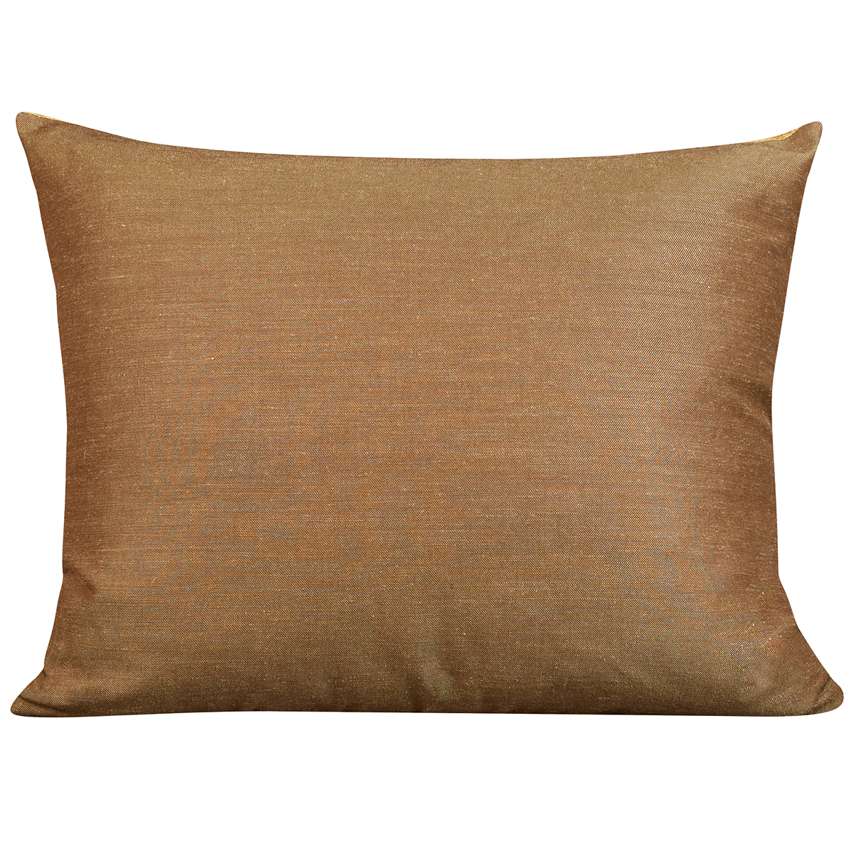 Rectangular cushion in Armure Canneli by Claremont - Gold