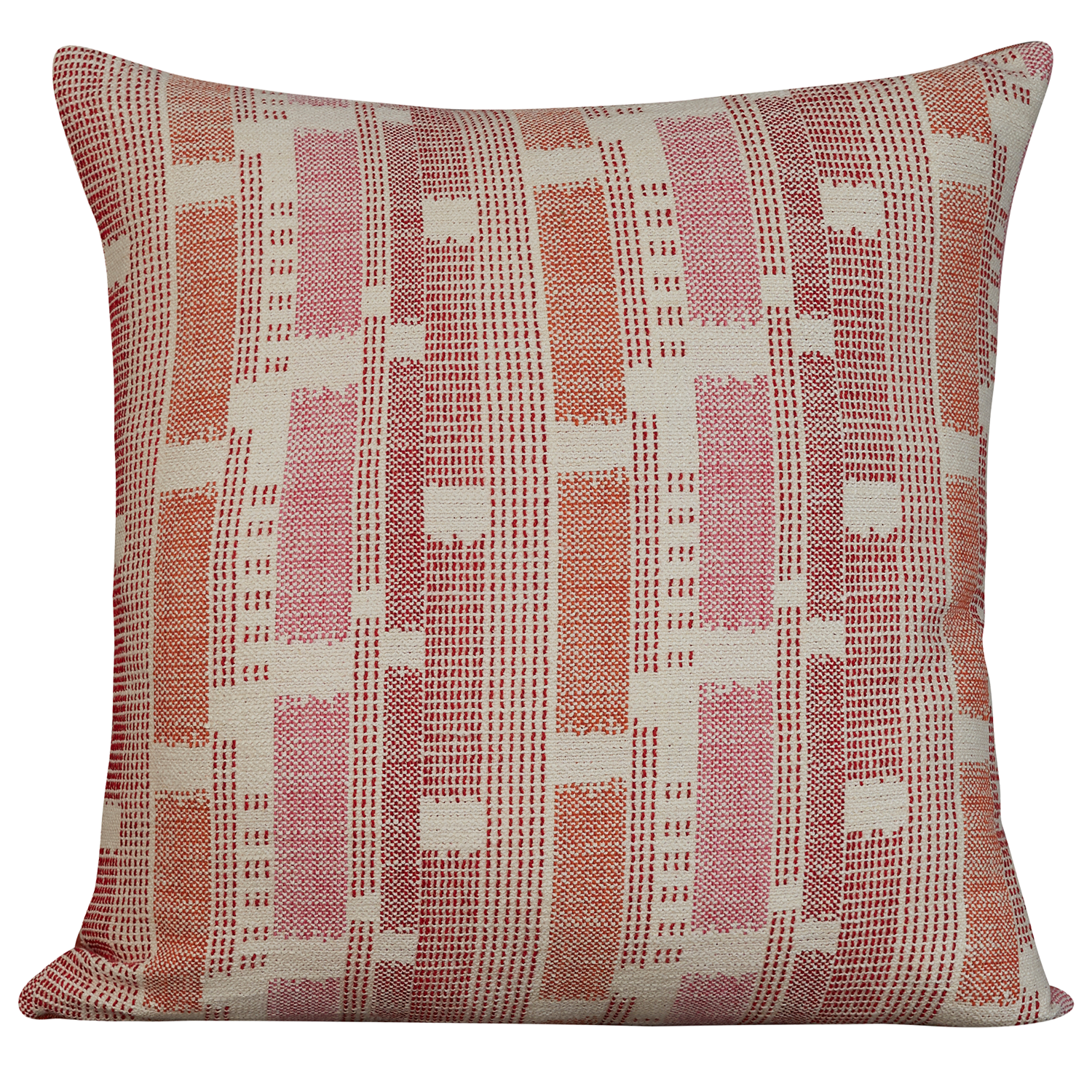 Square cushion in Loom Weave by Christopher Farr - hot pink