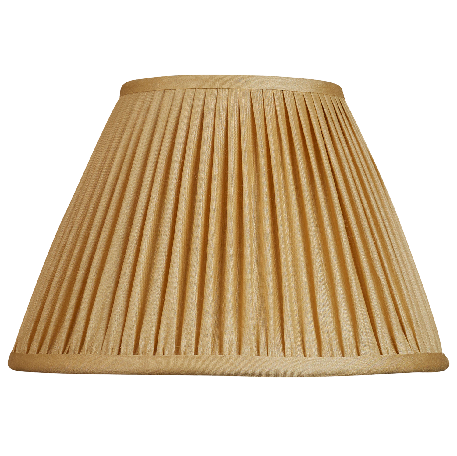 10 inch Ink Sand yellow French silk drum lampshade with spider fitting