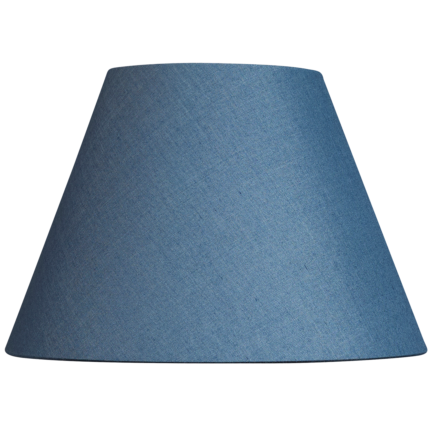10 inch Ink blue Tussar silk Empire plain card lampshade
