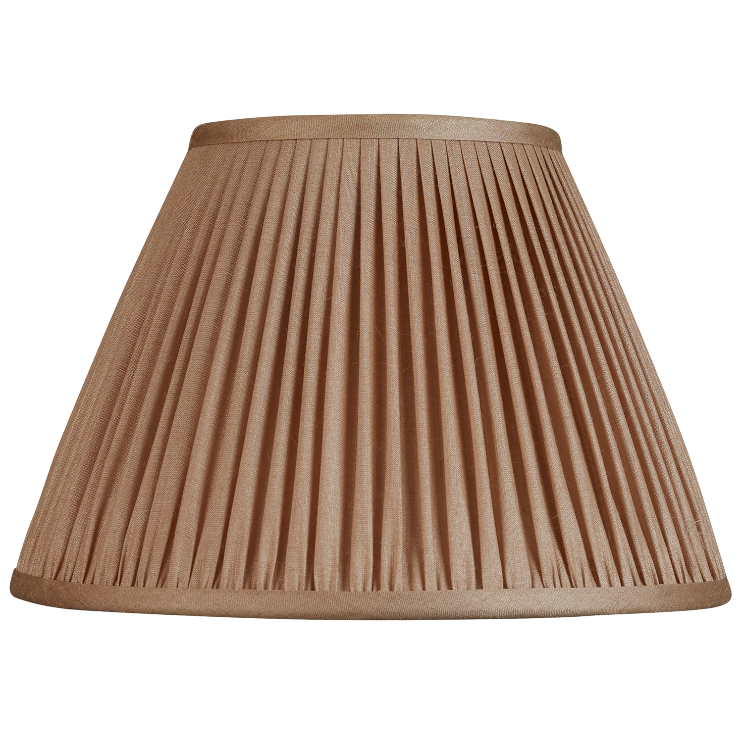 12 inch Mink Tussar silk French drum silk sari lampshade