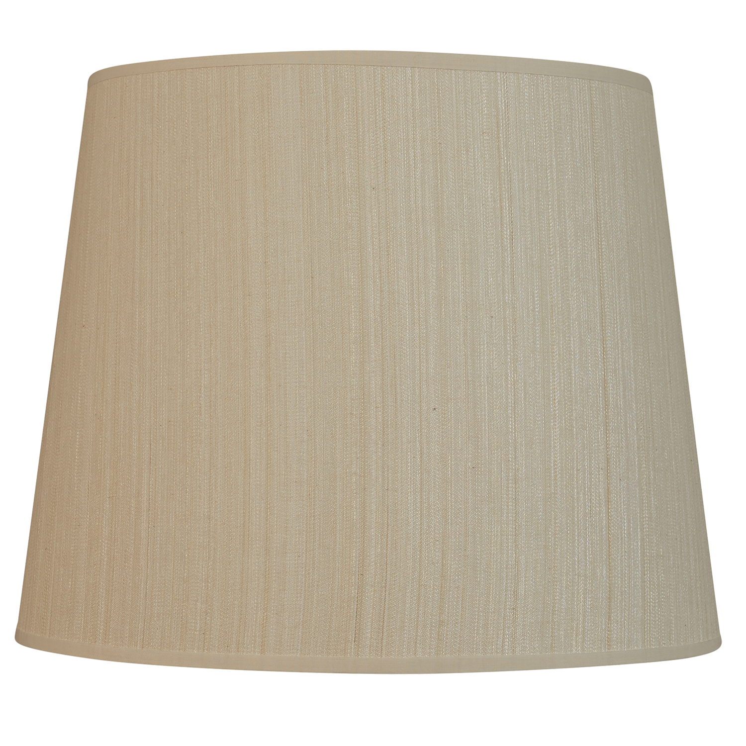 12 inch Ivory horsehair tapering drum lampshade