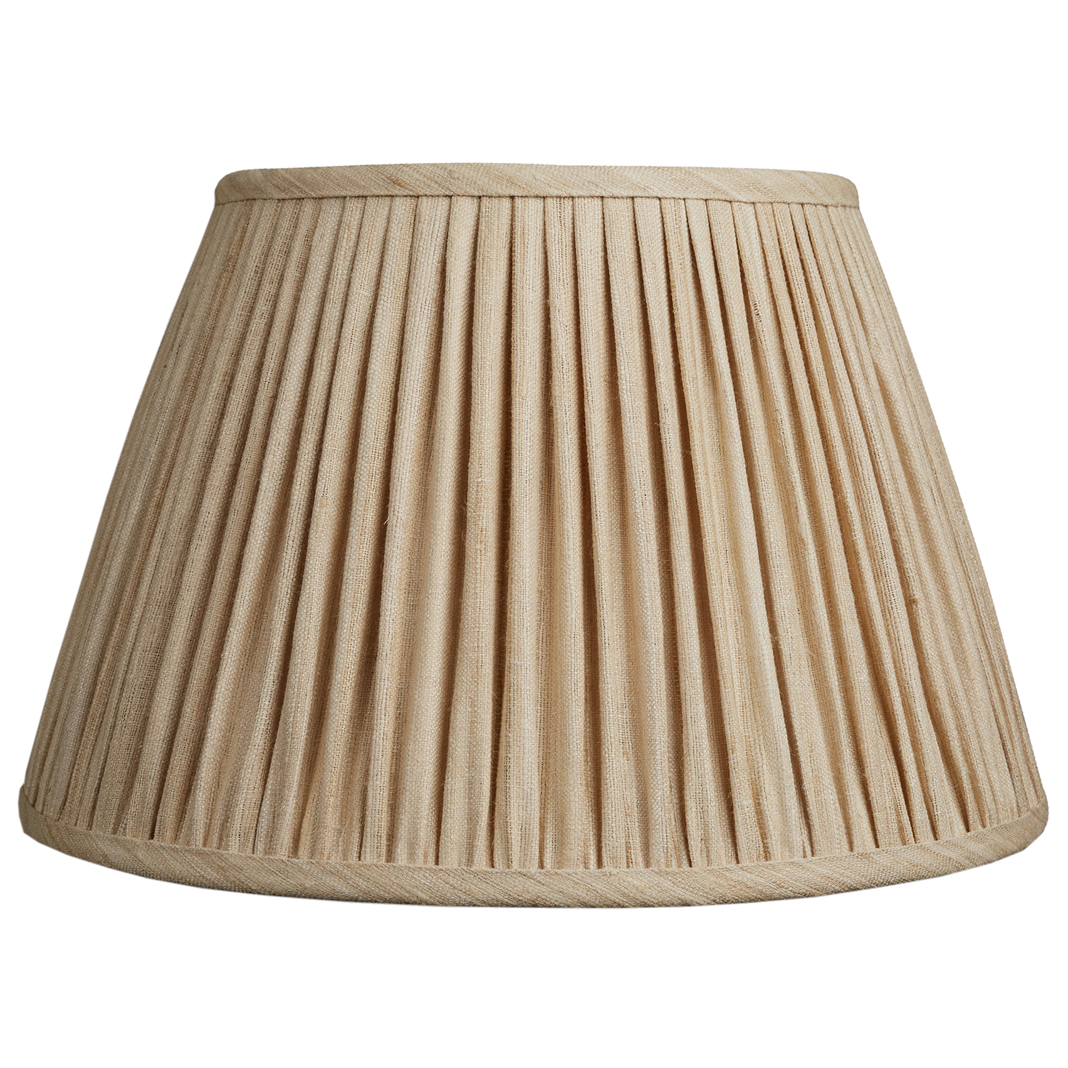 14 inch Raw umber Mulberry silk lampshade