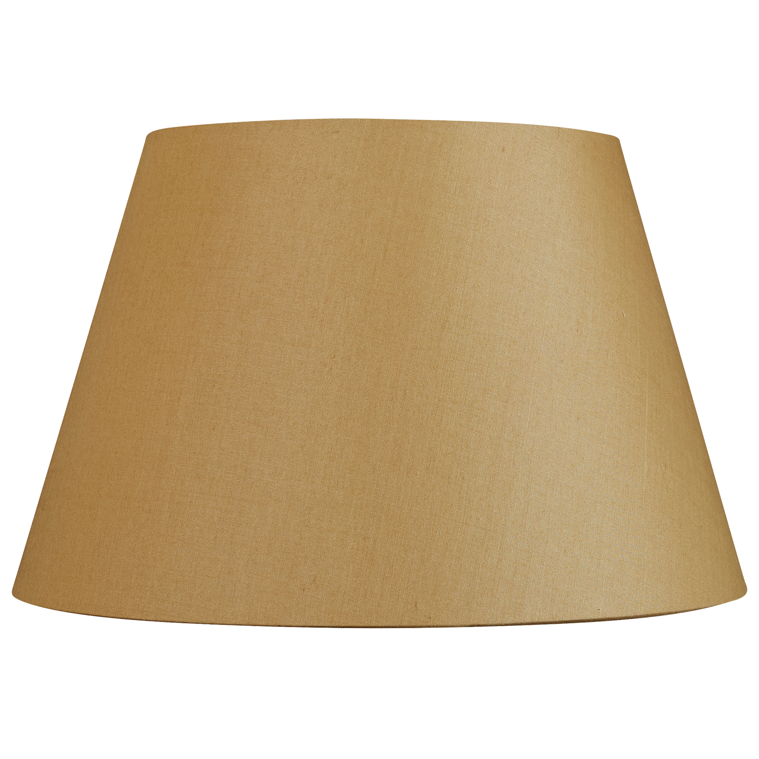 14 inch Sand yellow Tussar silk plain lampshade