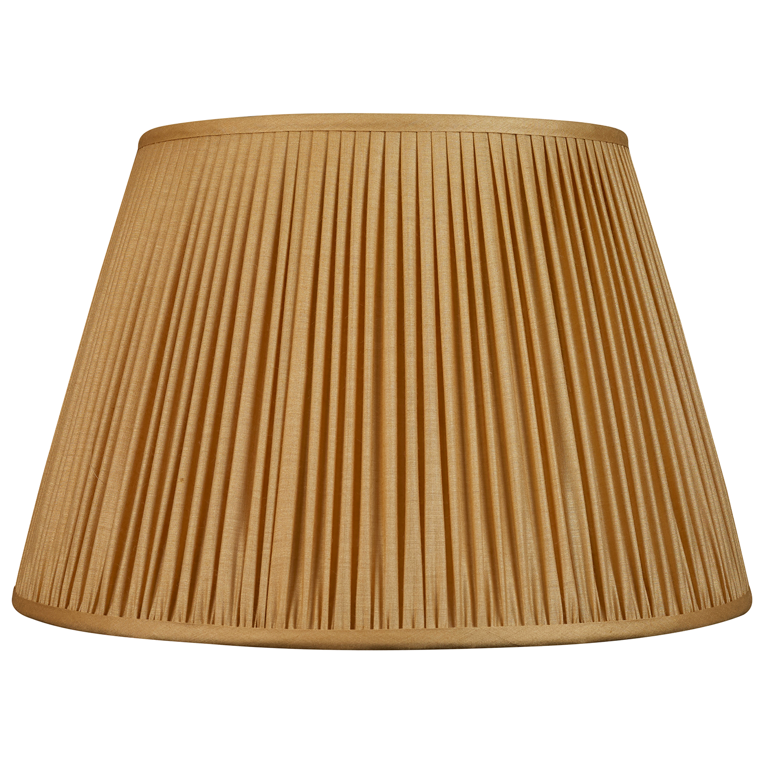 16 Inch Sand yellow Tussar silk lampshade