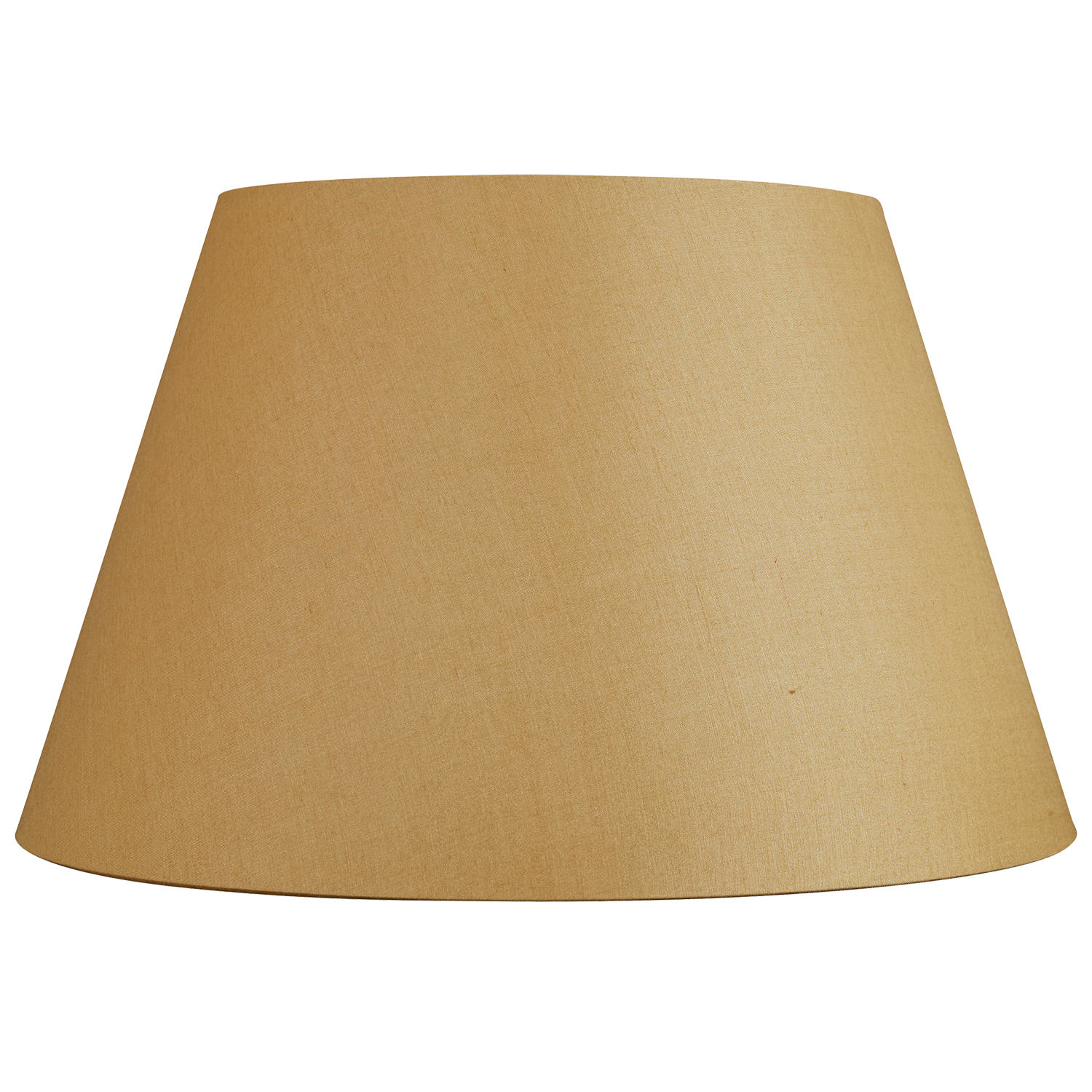 16 Inch Sand yellow Tussar silk plain card lampshade
