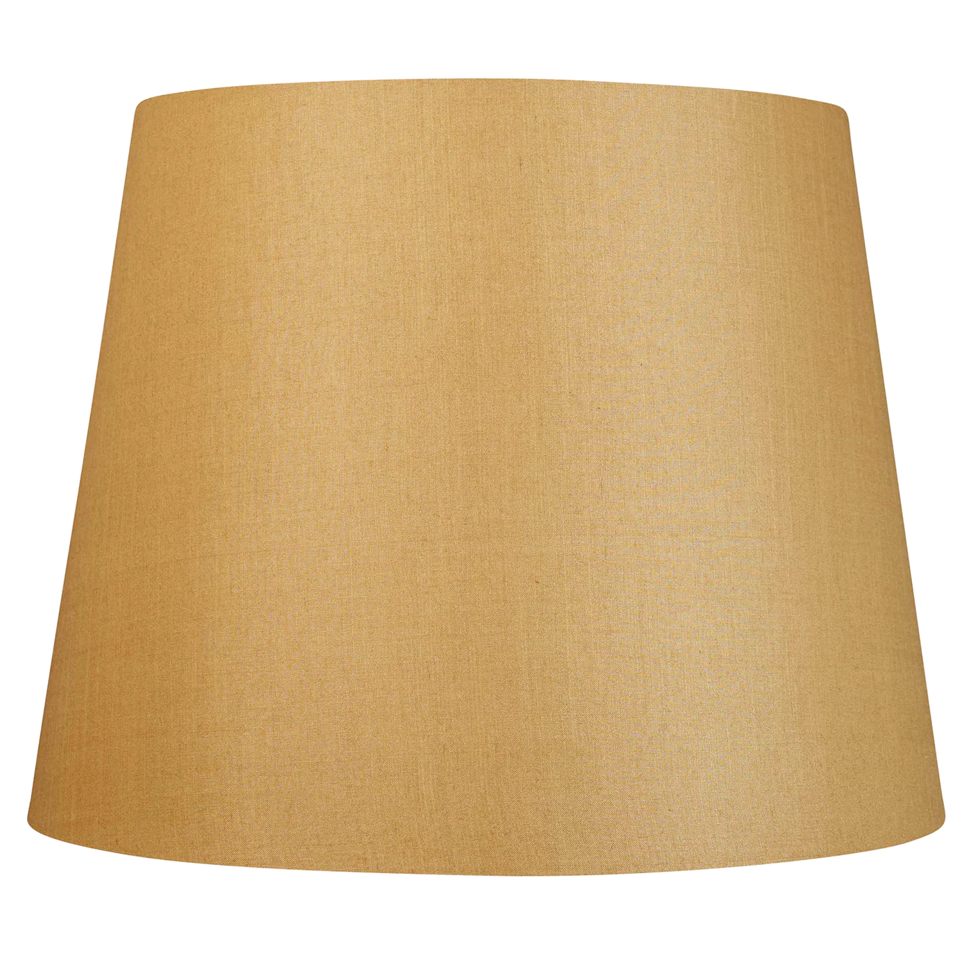 16 Inch Tapering drum Sand yellow Tussar silk plain card lampshade