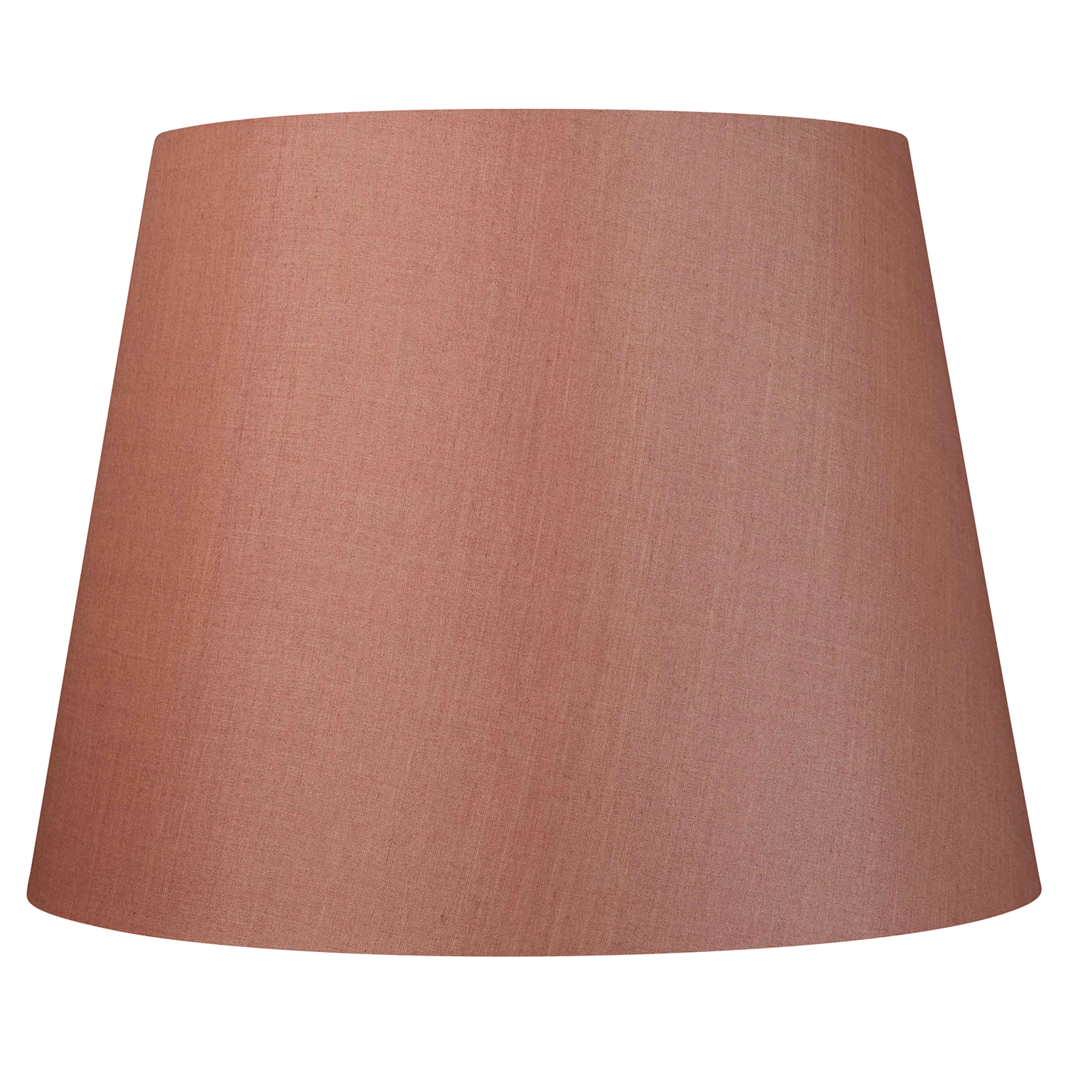16 Inch Tapering drum Dusky pink Tussar silk plain card lampshade