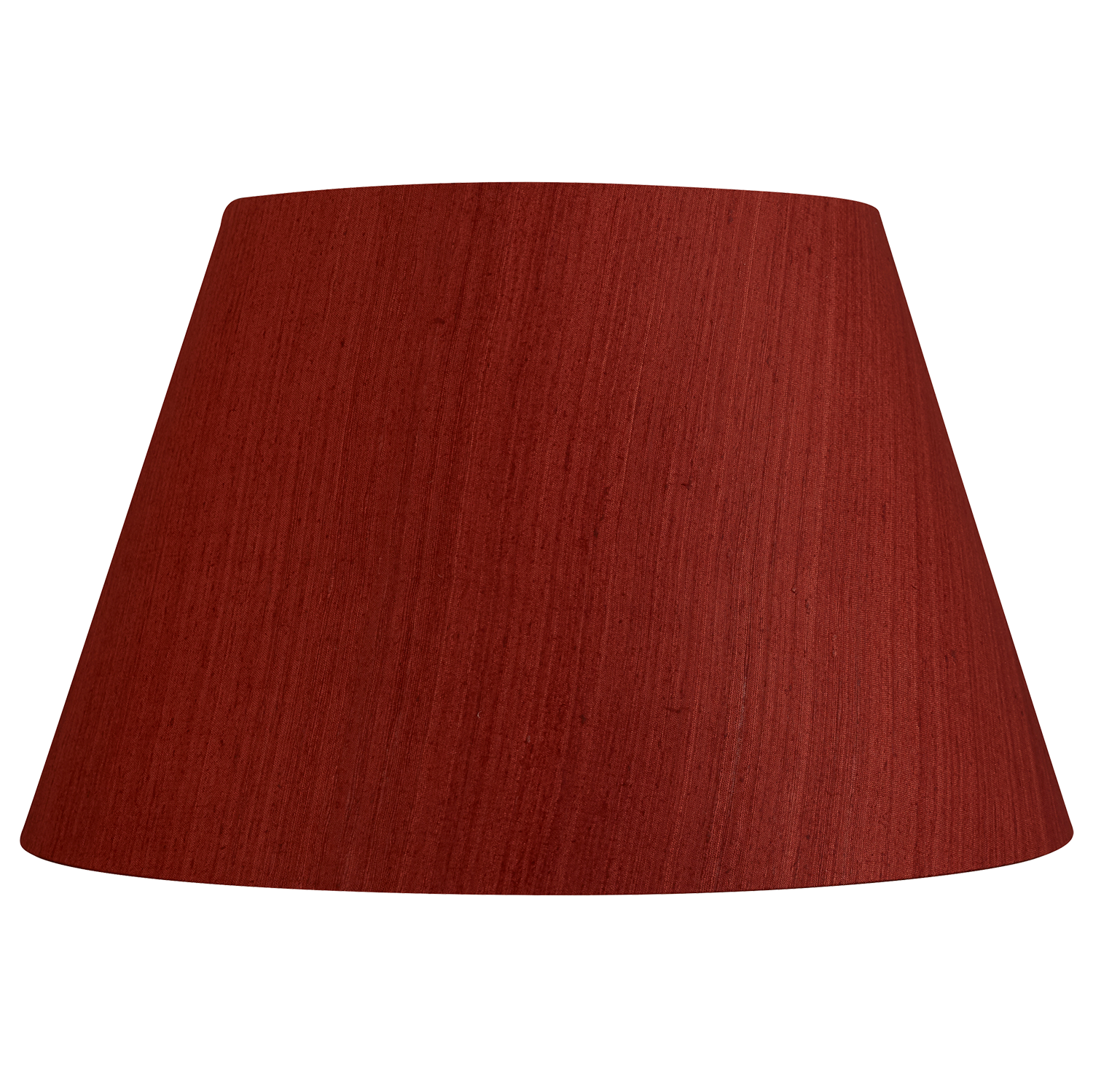 16 Inch Red/coral Mulberry silk plain card lampshade