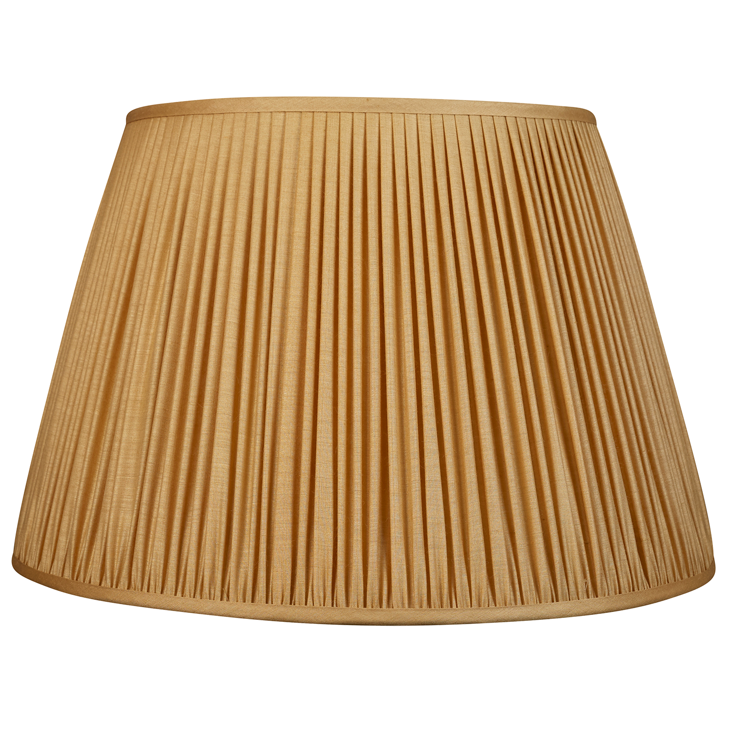 18 Inch Sand yellow Tussar silk lampshade