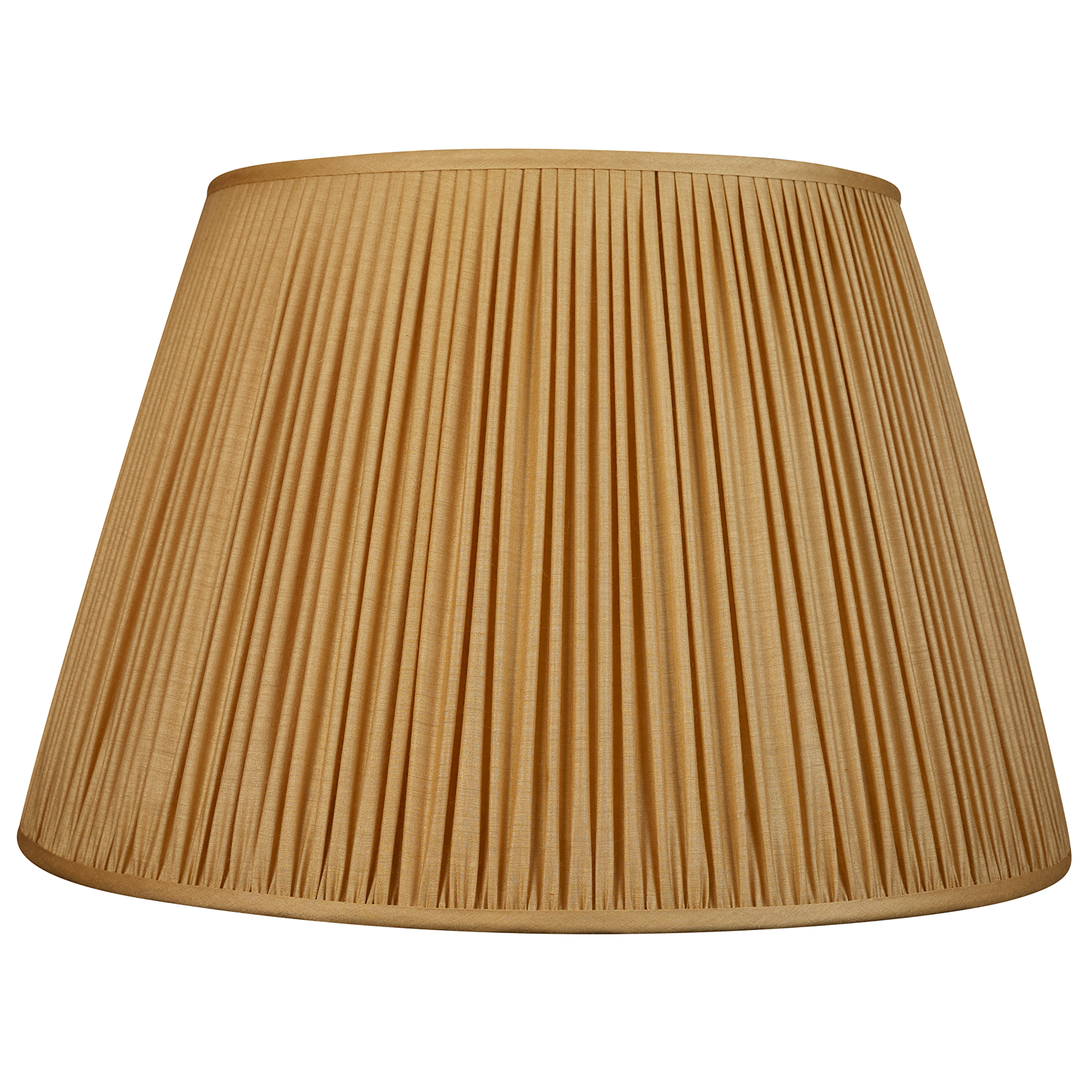 20 inch Sand yellow Tussar silk lampshade
