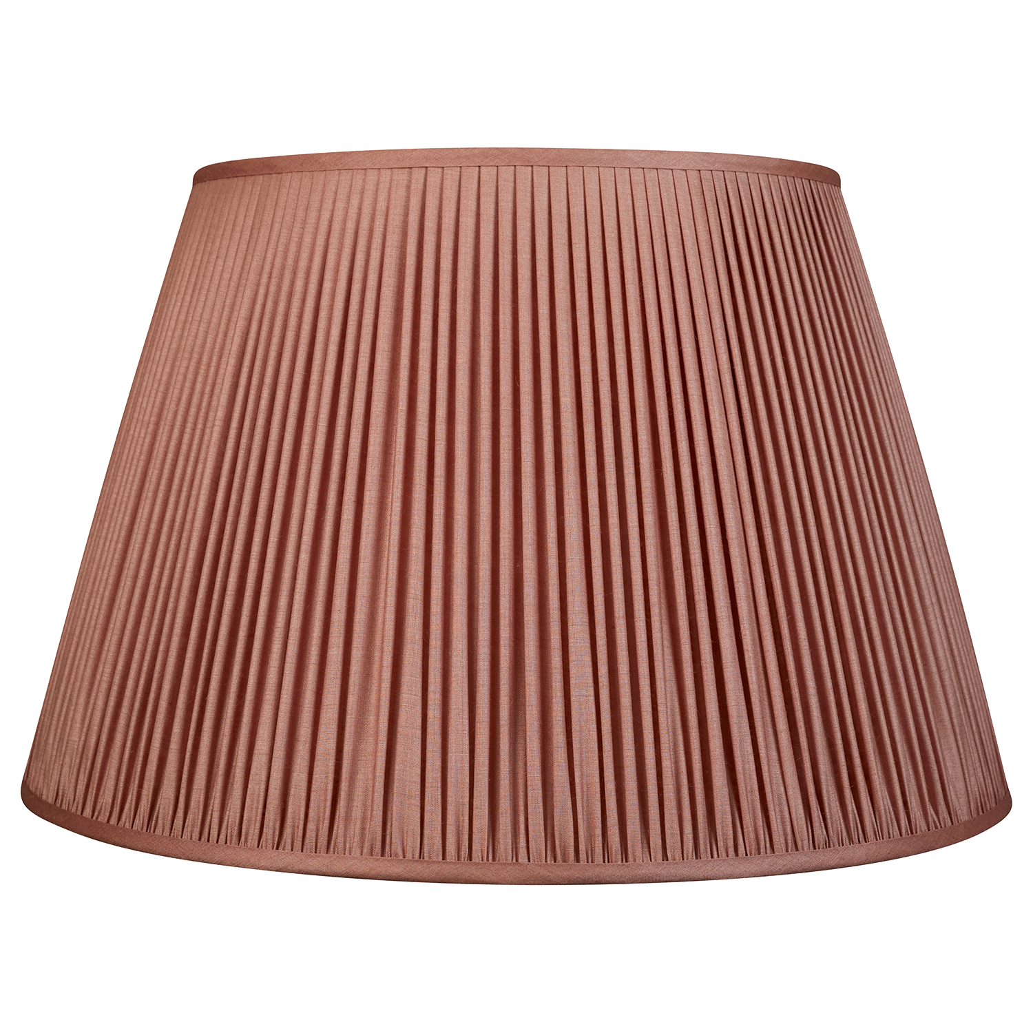 20 inch Dusky pink Tussar silk lampshade