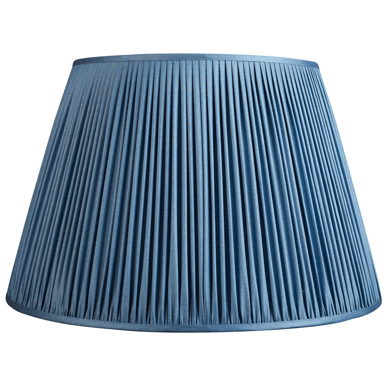 20 inch Ink blue Tussar silk lampshade