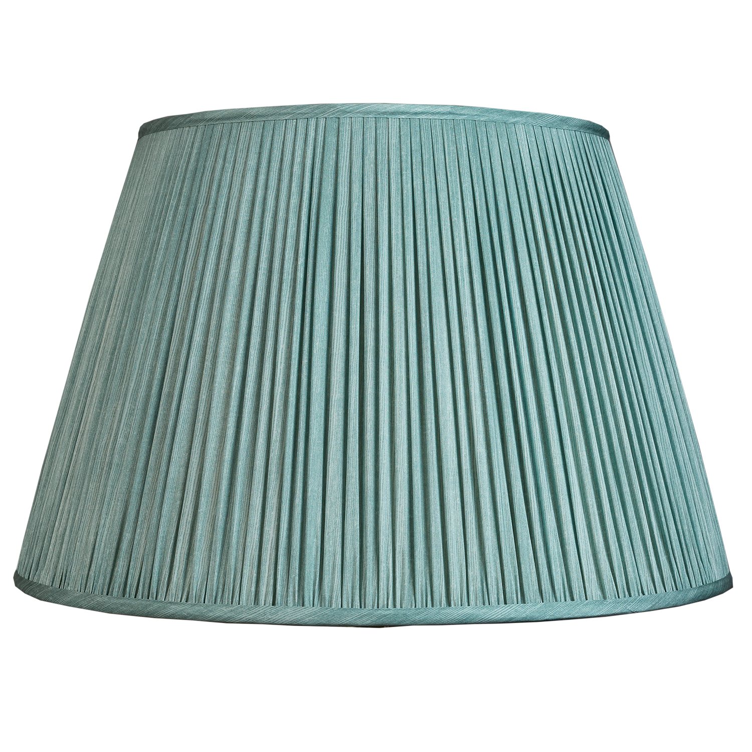 22 Inch Celadon ripple pinstripe sari style lampshade