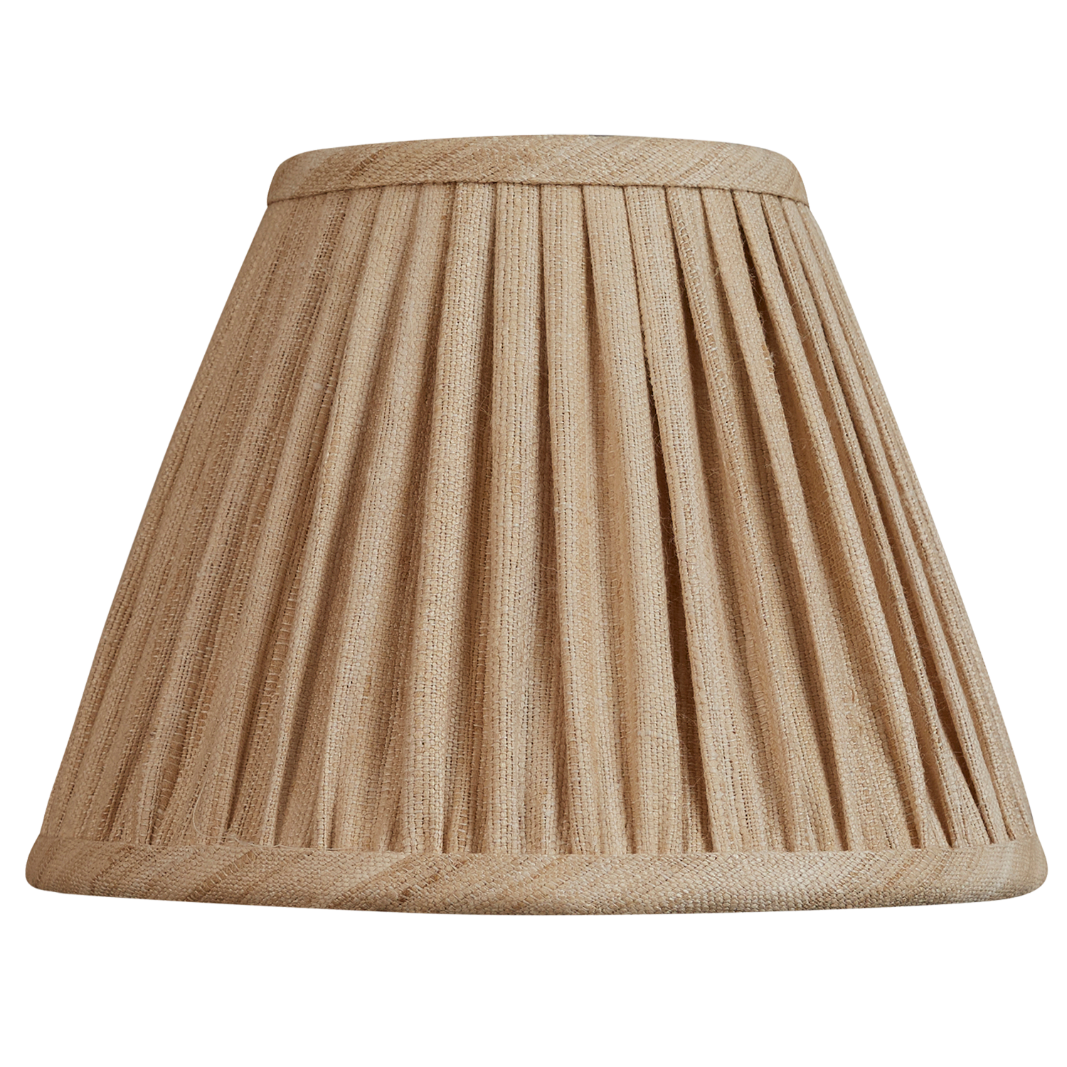 8 inch Raw umber Mulberry silk French drum lampshade