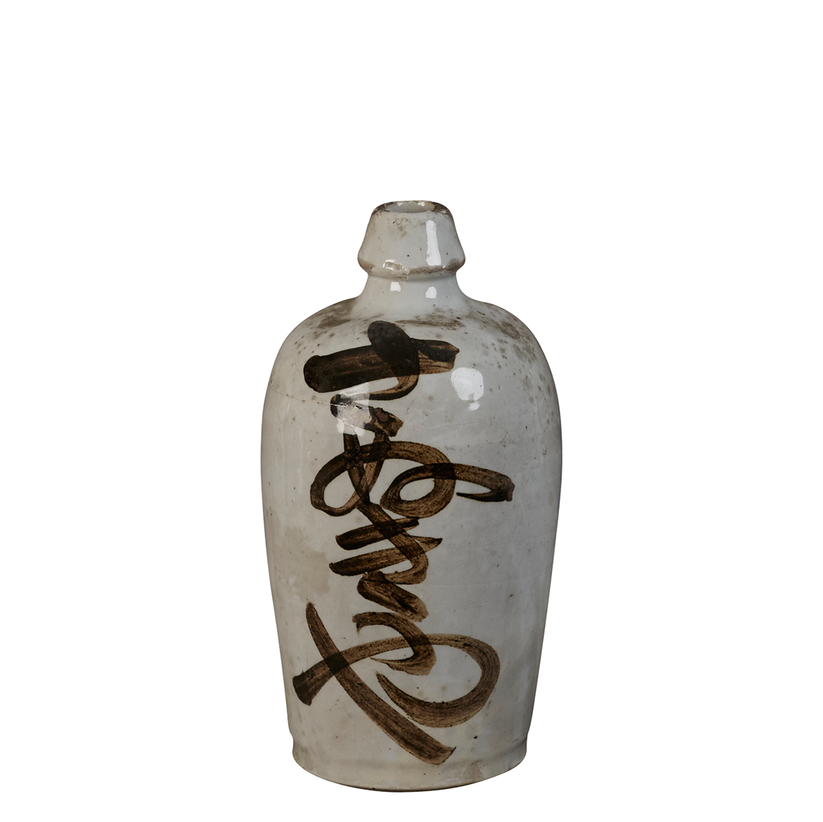 Vintage Ceramic Japanese Sake Bottle