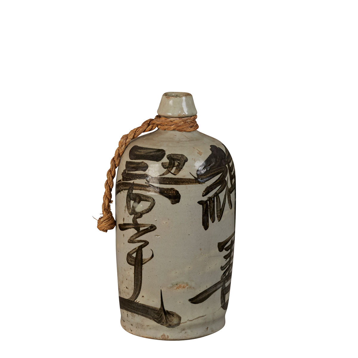 Vintage Ceramic Japanese Sake Bottle