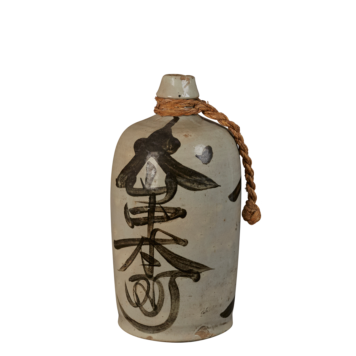 Vintage Ceramic Japanese Sake Bottle