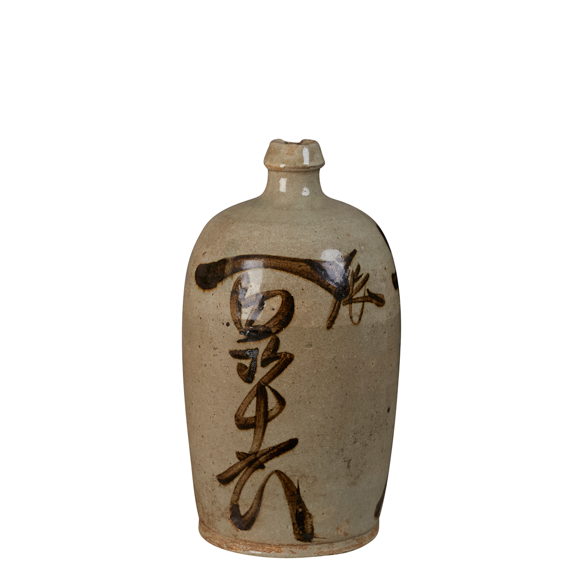 Vintage Ceramic Japanese Sake Bottle