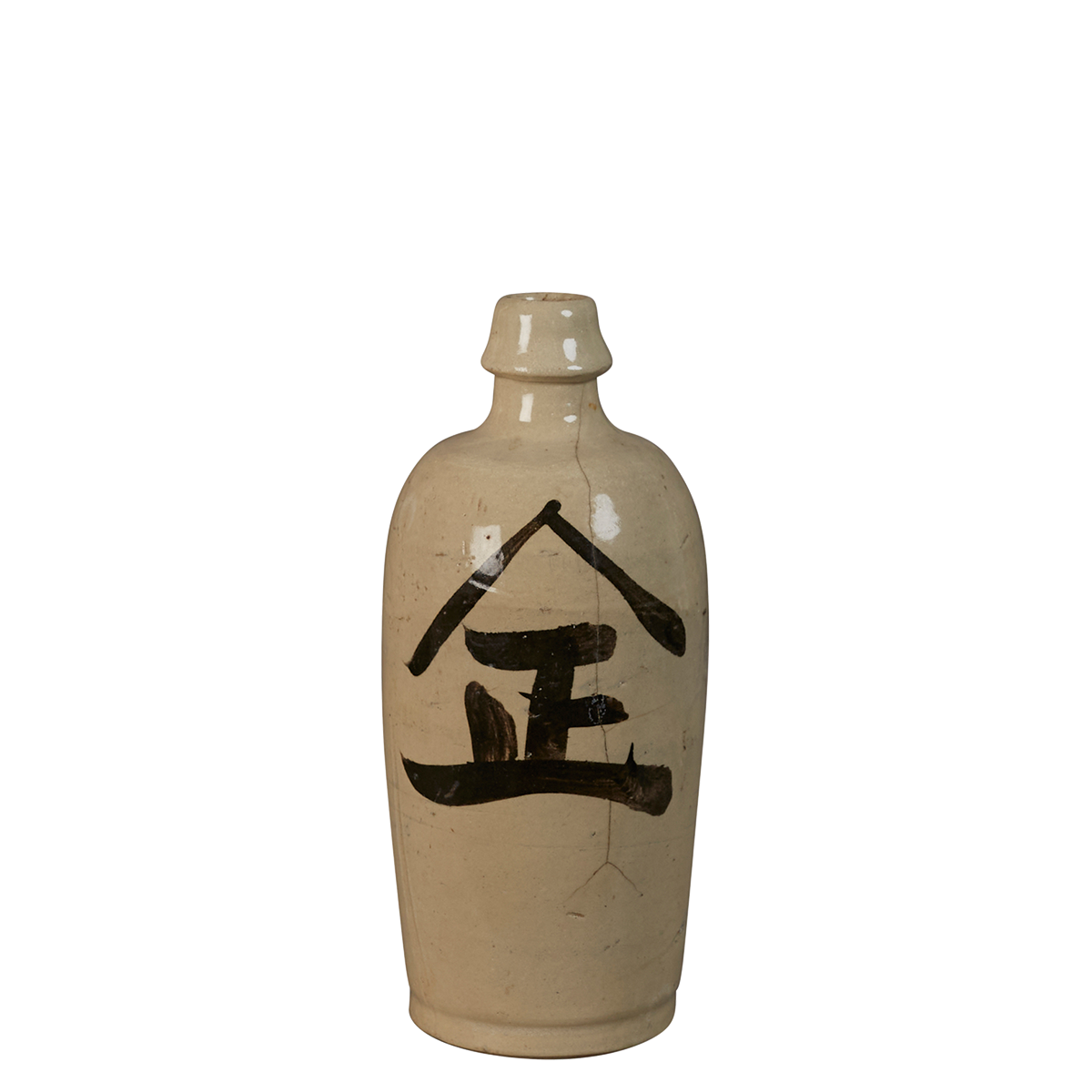 Vintage Ceramic Japanese Sake Bottle