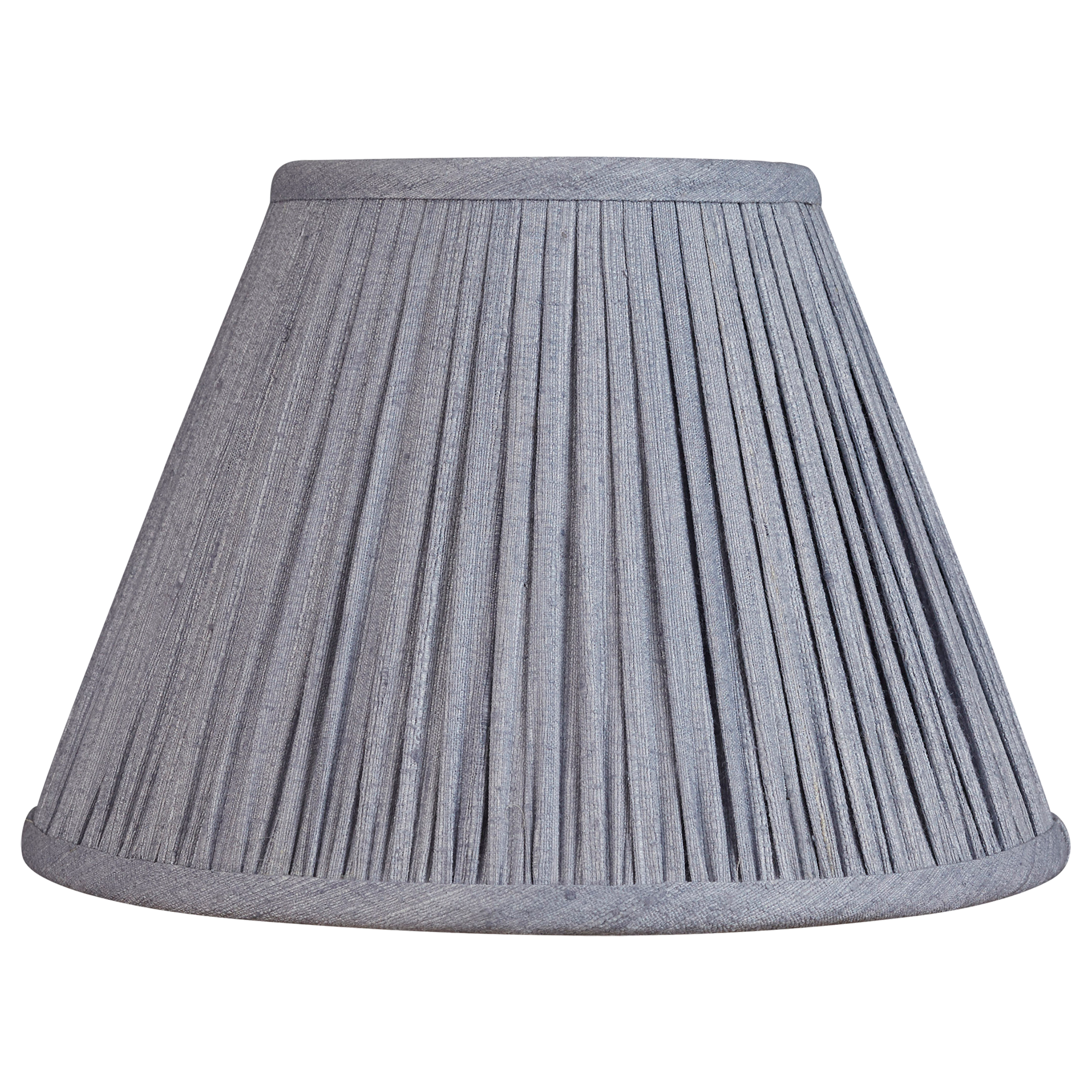 10 inch Blue Mulberry silk French drum lampshade