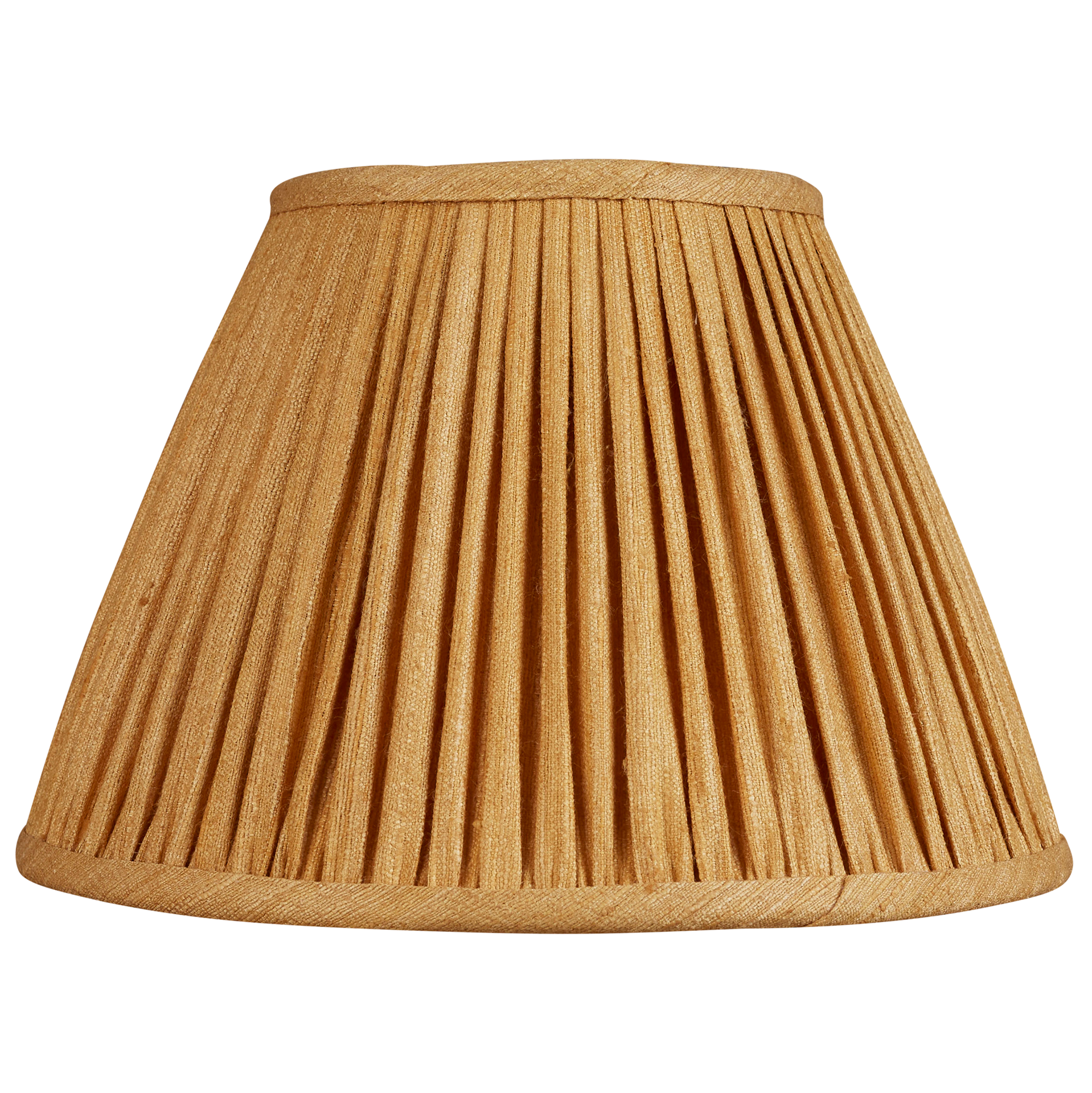 10 inch Yellow Mulberry silk French drum lampshade