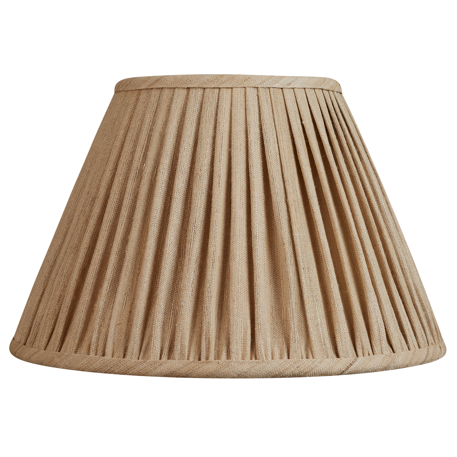 12 inch Raw umber Mulberry silk French drum lampshade