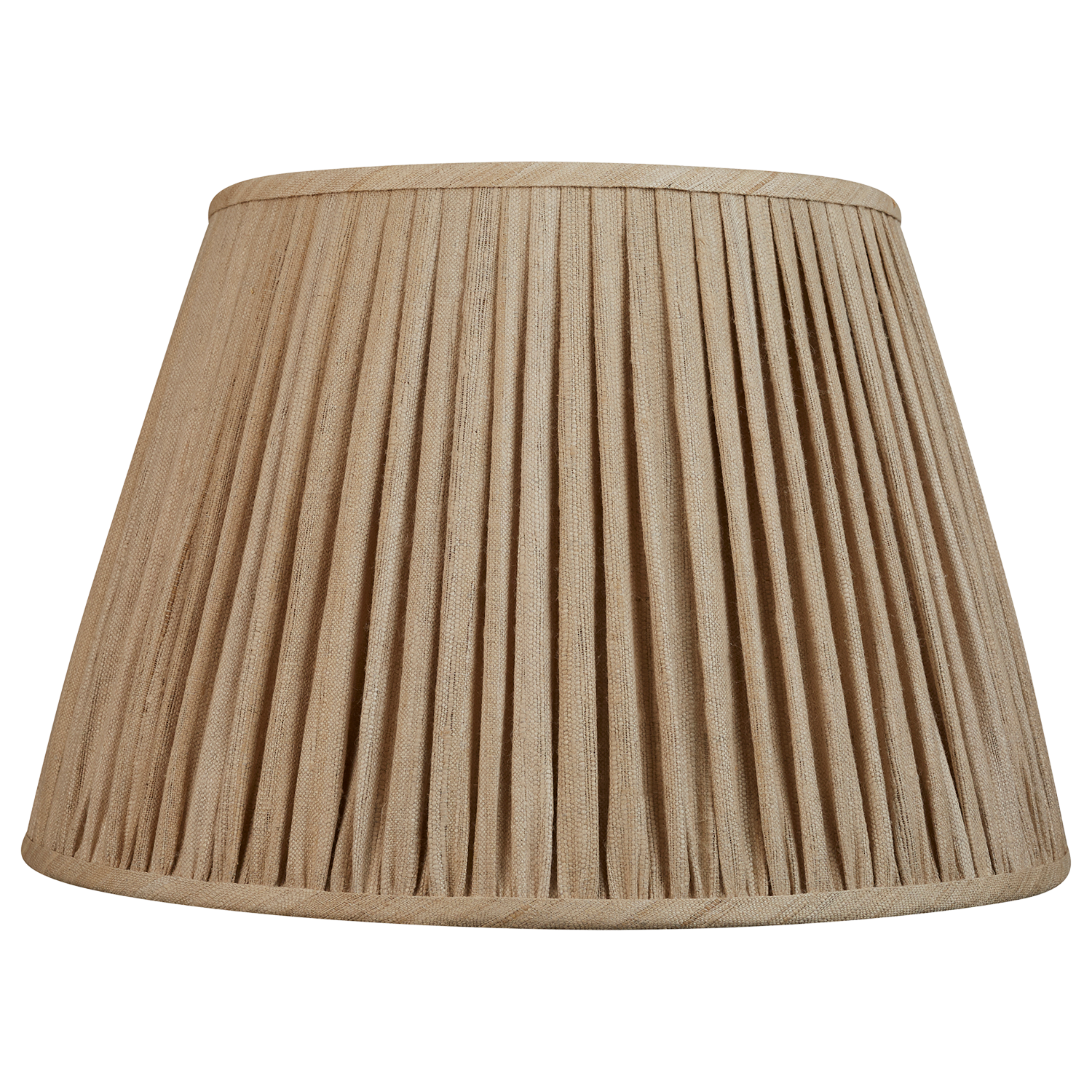 17 inch Raw umber Mulberry silk lampshade