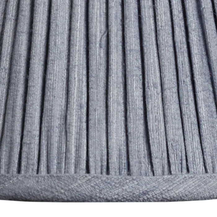 8 inch - 20 cm Blue Mulberry silk lampshade