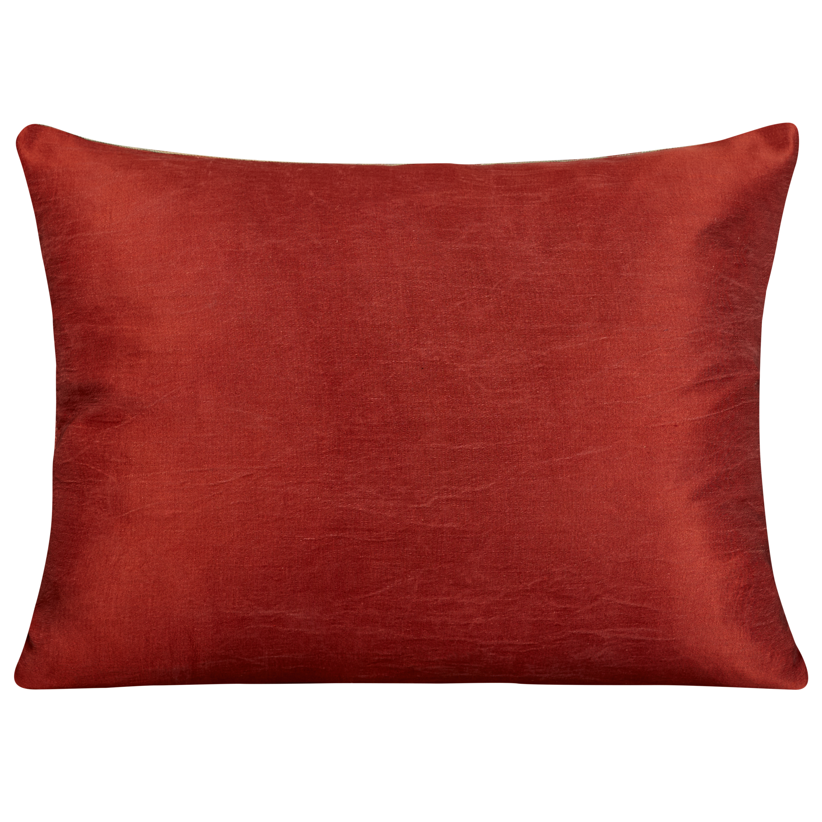 Rectangular silk suzani with vine and pomegranate design on pink ground