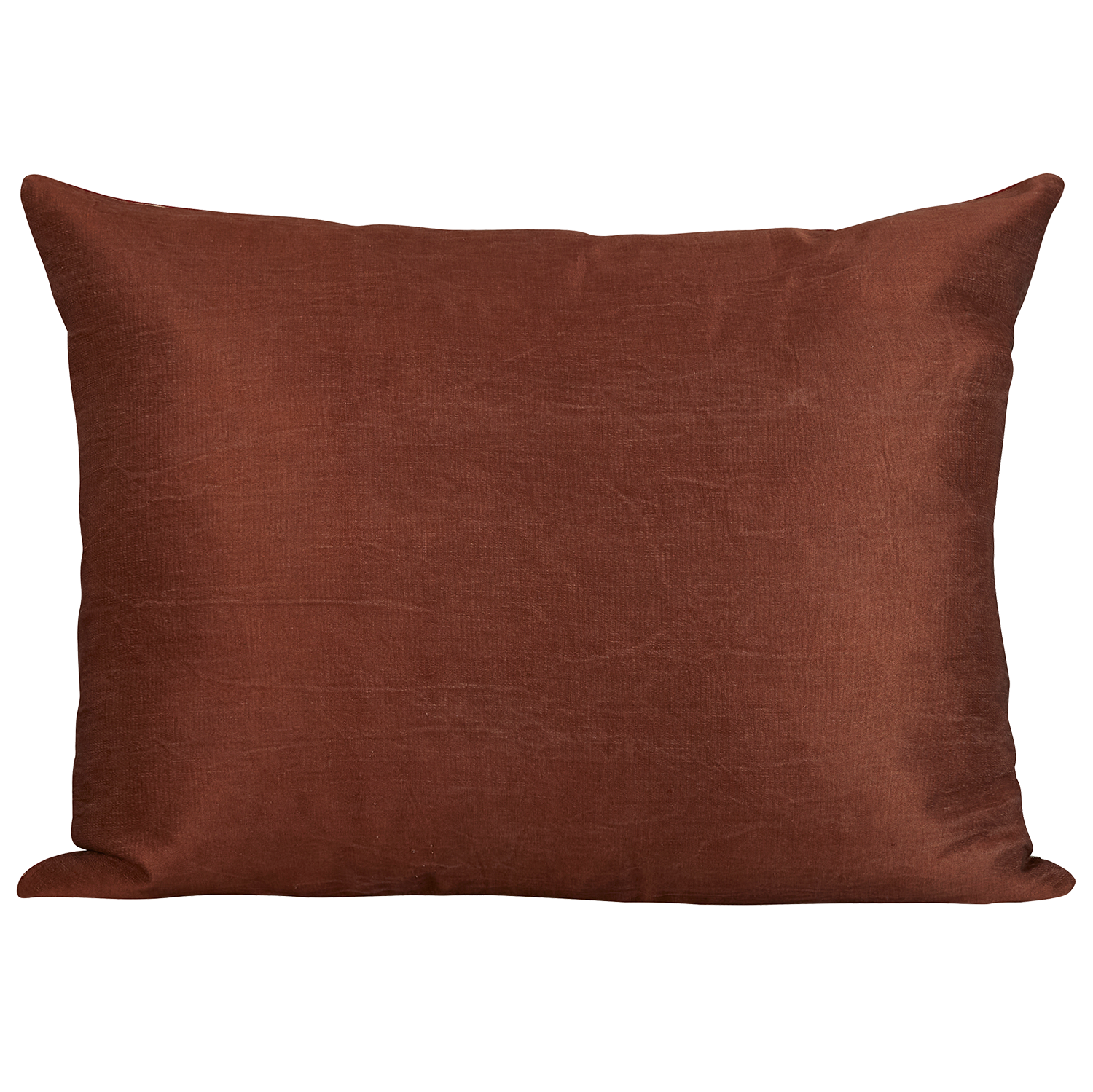 Rectangular silk suzani cushion with Ottoman symmetrical design and scalloped border