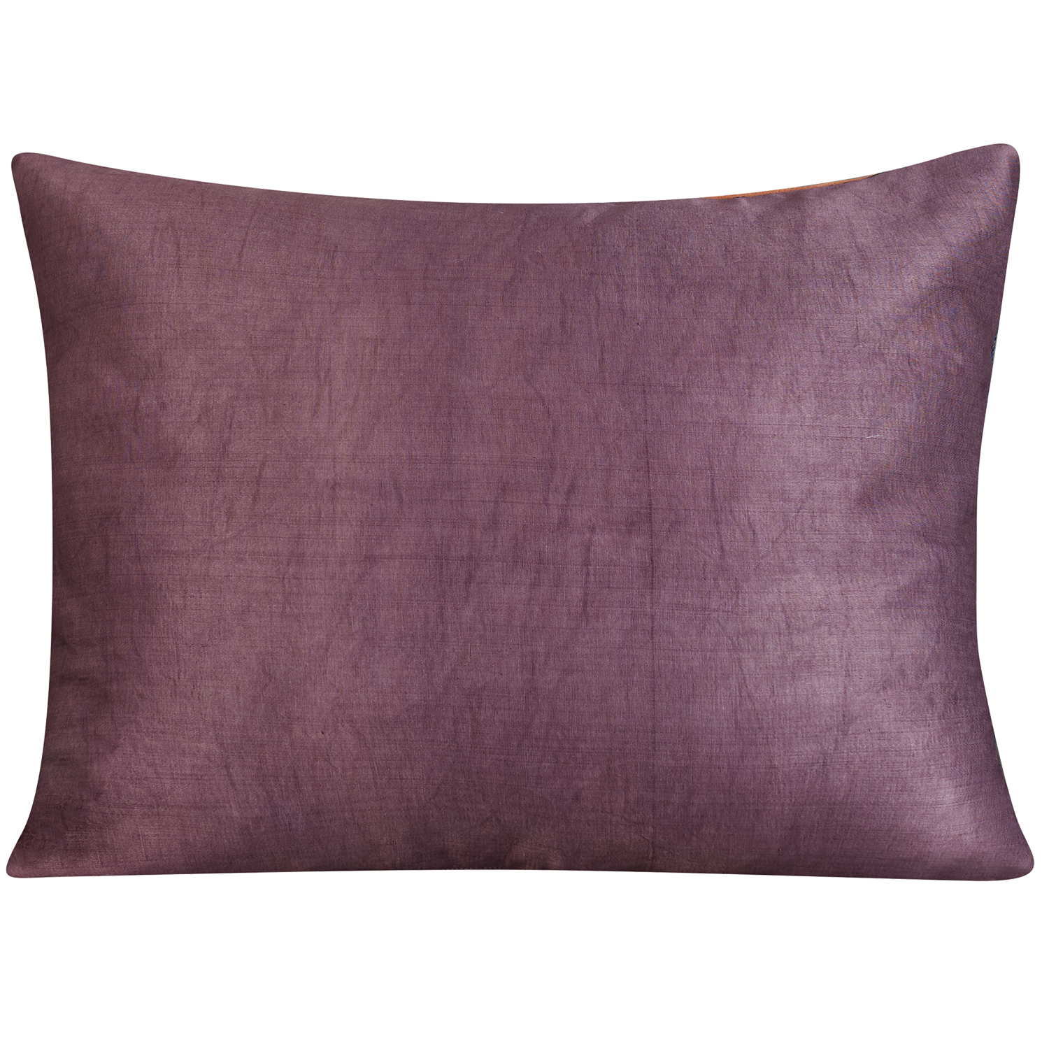 Rectangular stylised floral and palmette design suzani on pink ground