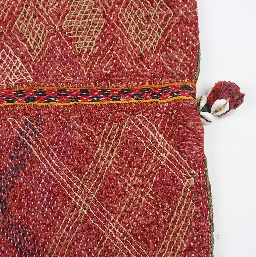 Nushka Textiles Indian Textile - Large Banjara Kantha Cushion Cover