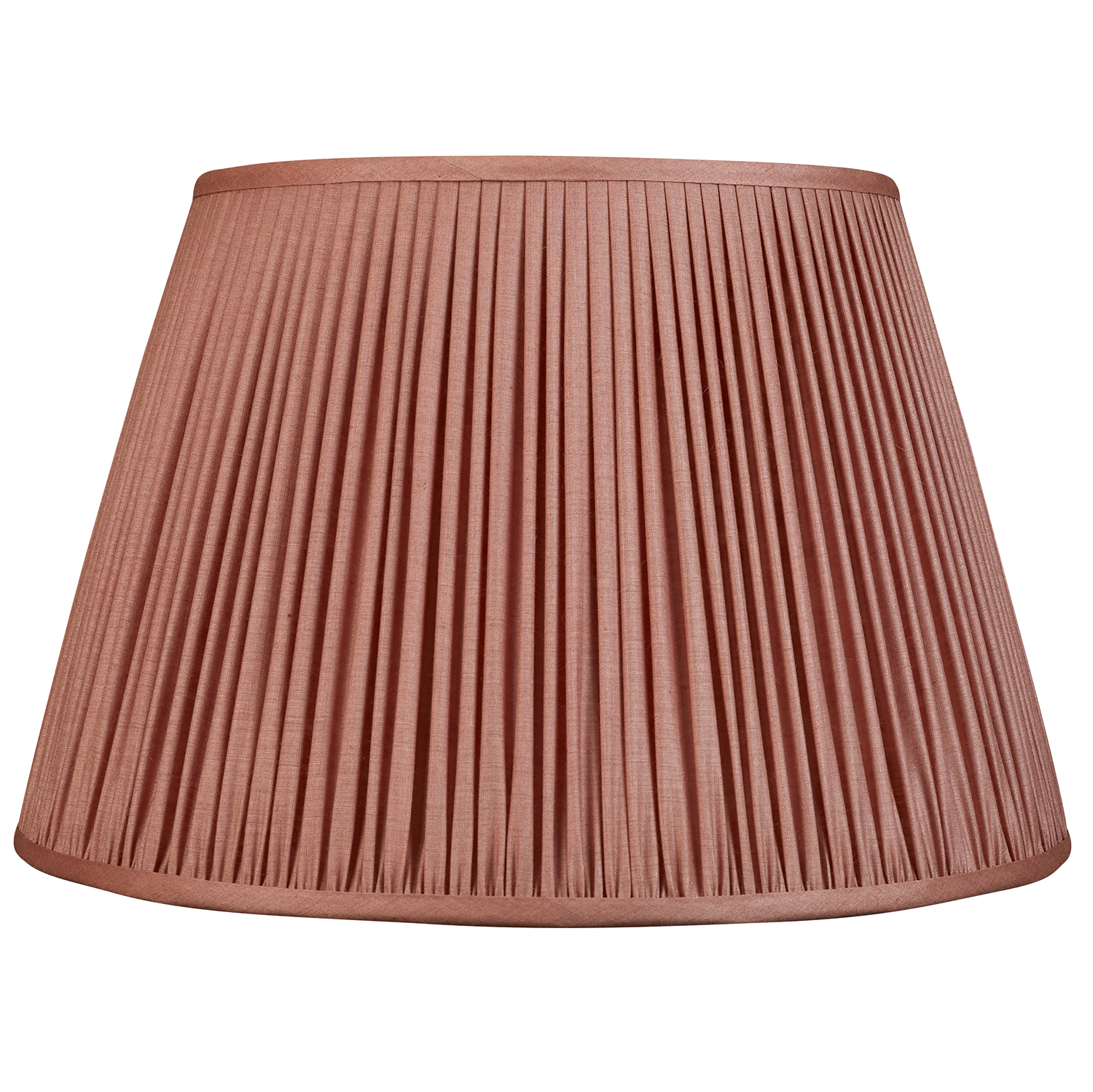 16 Inch Dusky pink Tussar silk lampshade