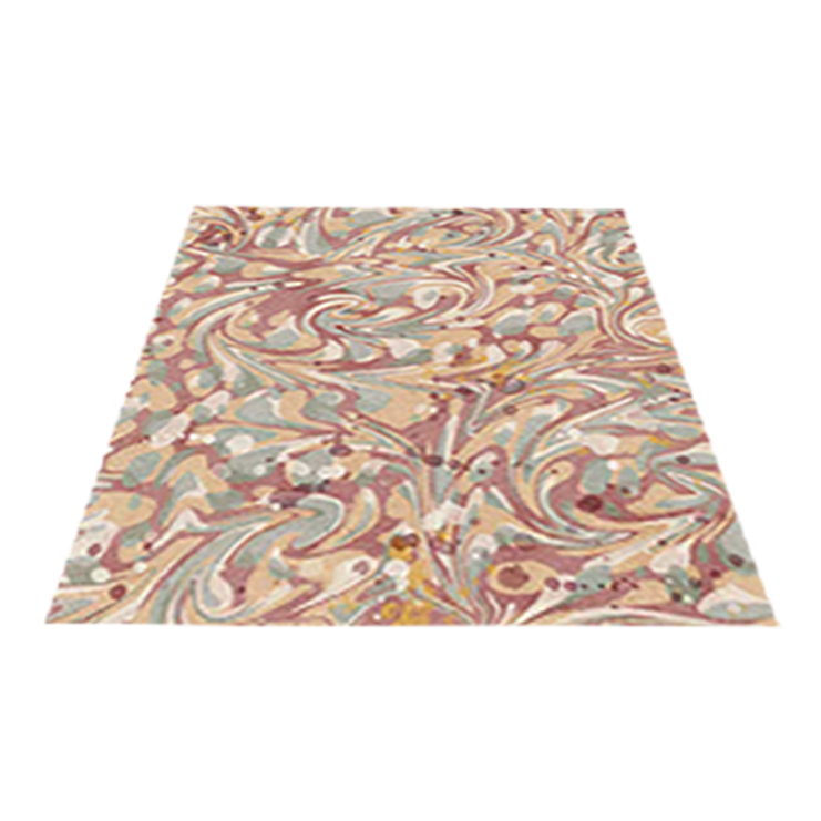 12 inch marbled card shade - Terracotta