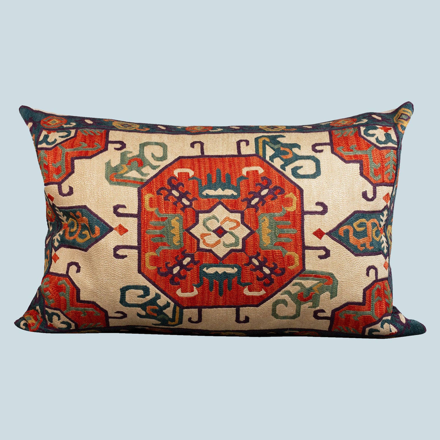 Caucasian silk cushions