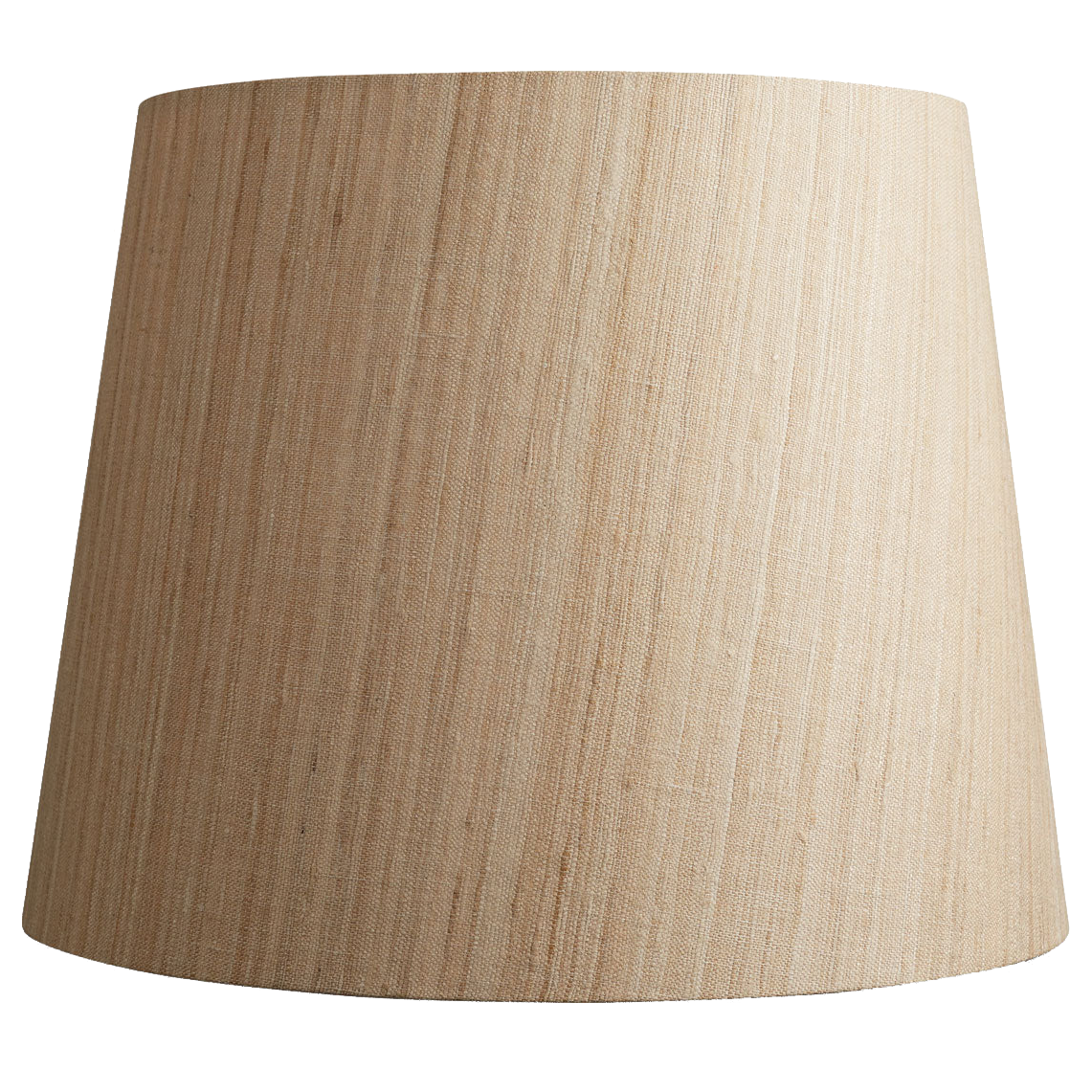 14 inch (36 cm) Raw Umber Mulberry Silk Plain Lampshade