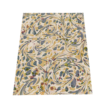 4 inch marbled card shade - Harlequin